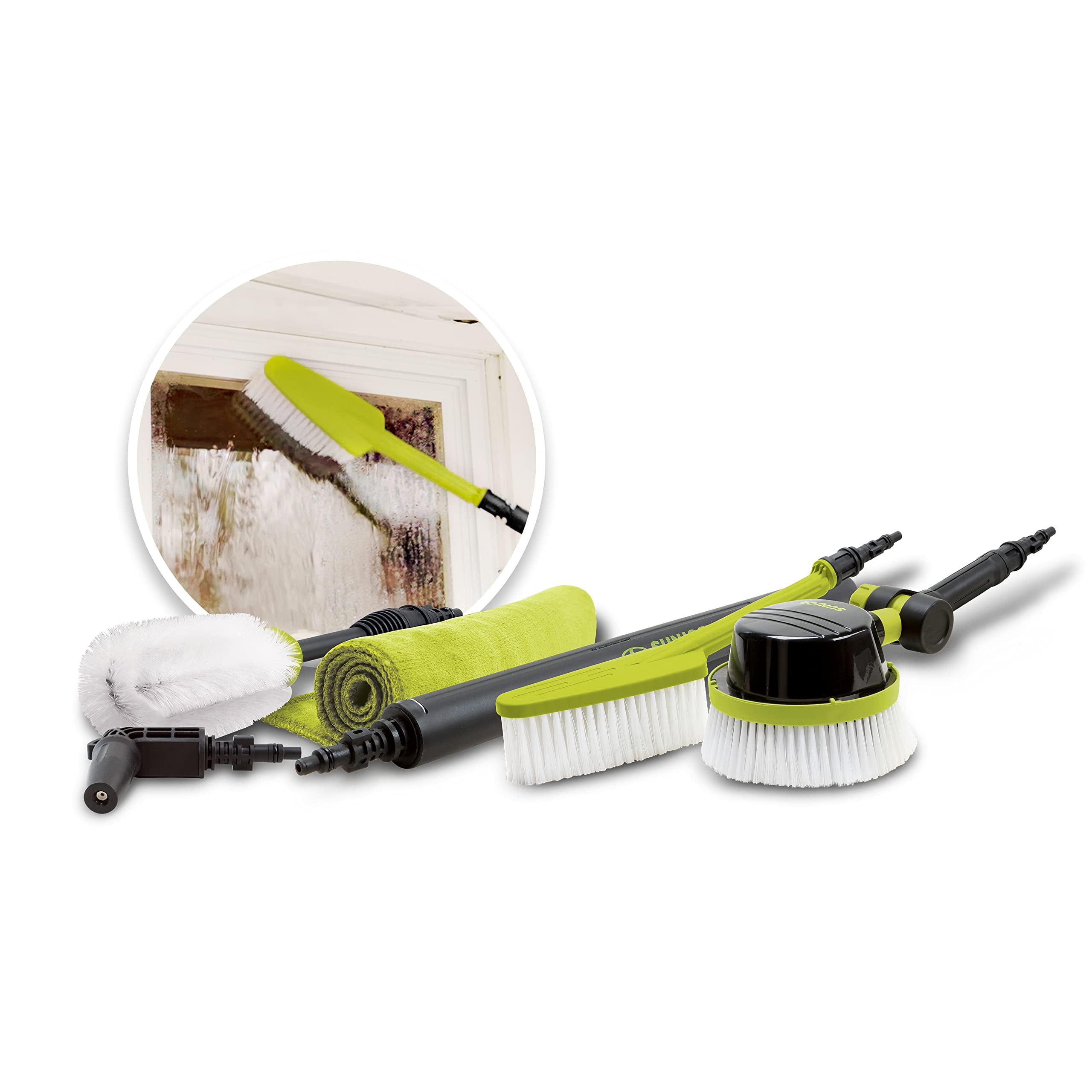 Sun Joe SPX-ACS-MAX Pressure Washer Auto Cleaning Accessory Kit (6-Piece Set) 14h8g