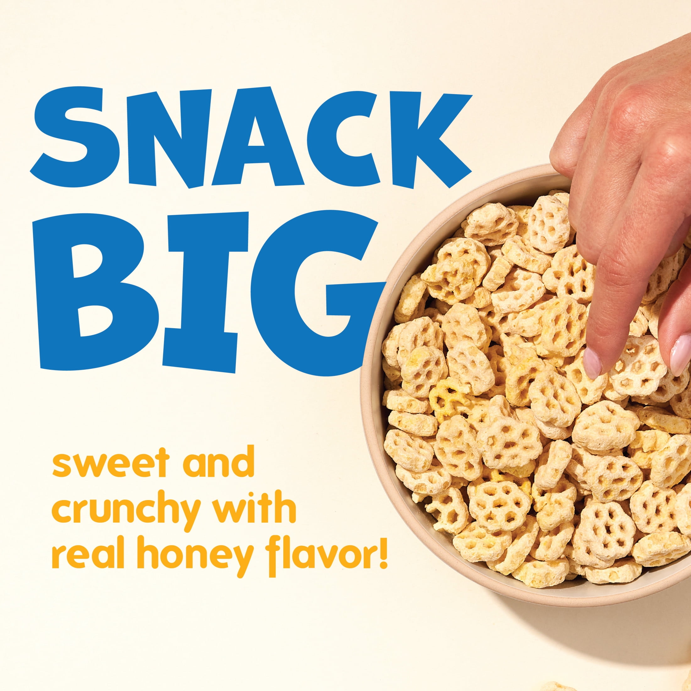 Post Honeycomb Cereal, Honey Flavored Crunchy Breakfast Cereal (19 oz) zllja