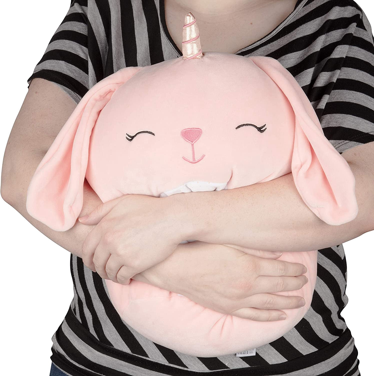 Squishmallows Legacy The Bunnycorn Plush Toy (Pink, 12 in) 91yr7