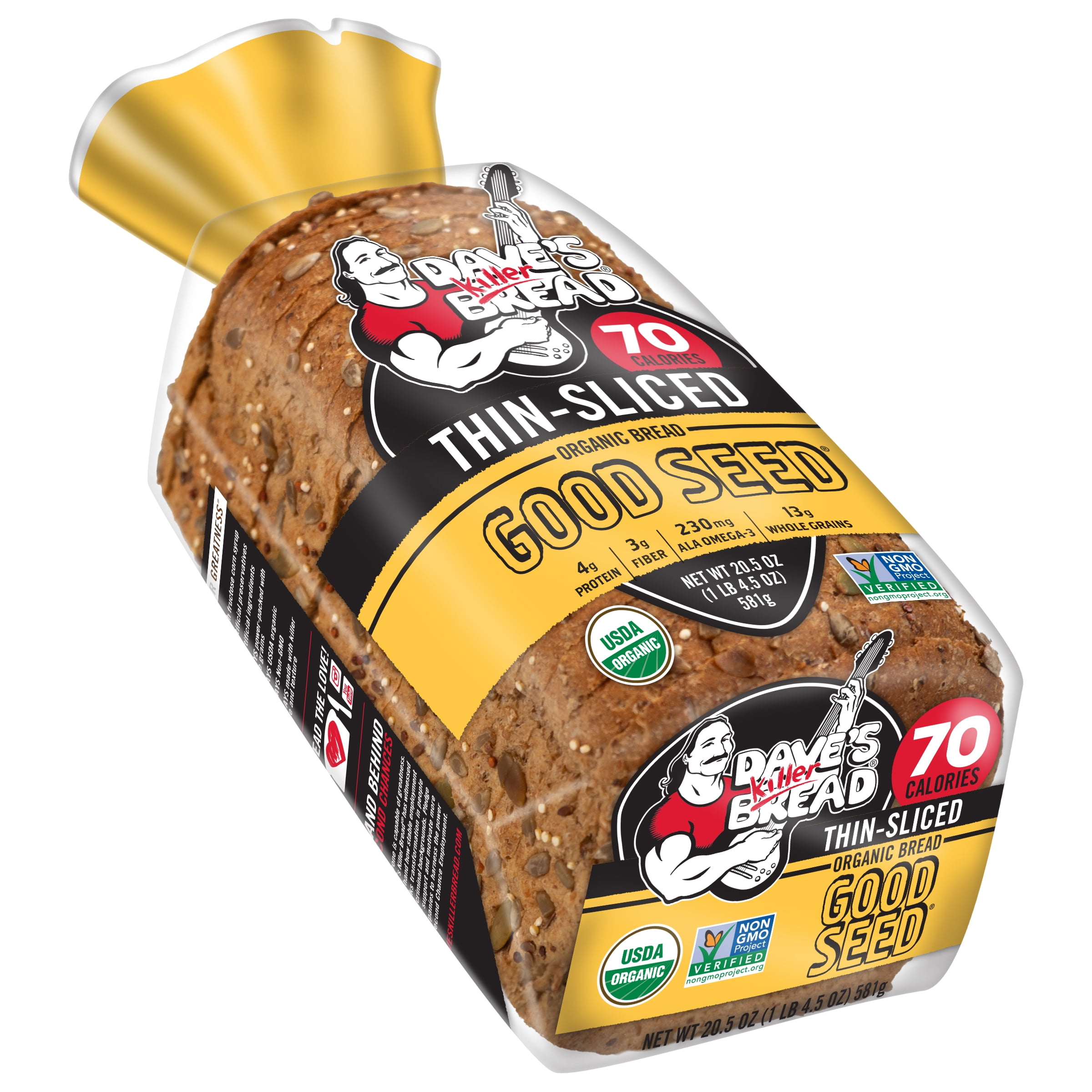 Dave's Killer Bread Thin-Sliced Good Seed Organic Bread (20.5 oz) 8cwpl
