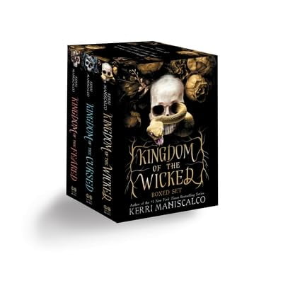 Kerri Maniscalco Kingdom of the Wicked Box Set (Hardcover, 3 Book Collection) bhszg