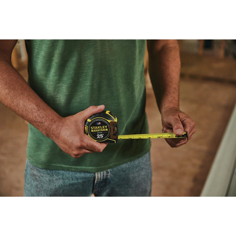Stanley FATMAX Auto Lock Tape Measure (25 ft L x 1.25 in W) sqlky