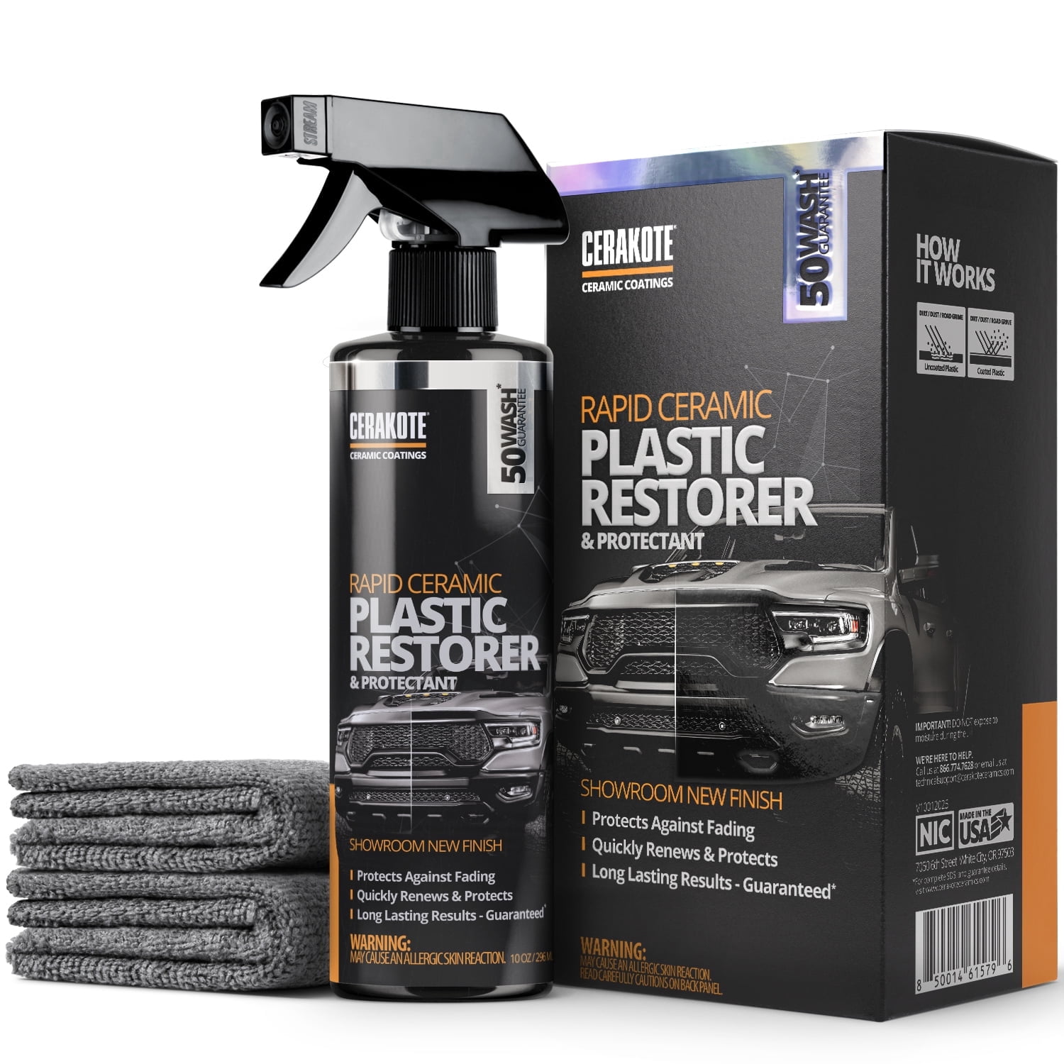 Cerakote Rapid Ceramic Plastic Restorer and Protectant (Clear, 10 oz) 28fk4
