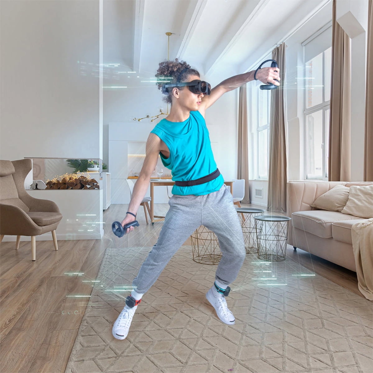 HTC Vive Wireless Ultimate Tracker for VR Headset, Enhanced Motion Tracking (Black, 3 Pack) ejybz