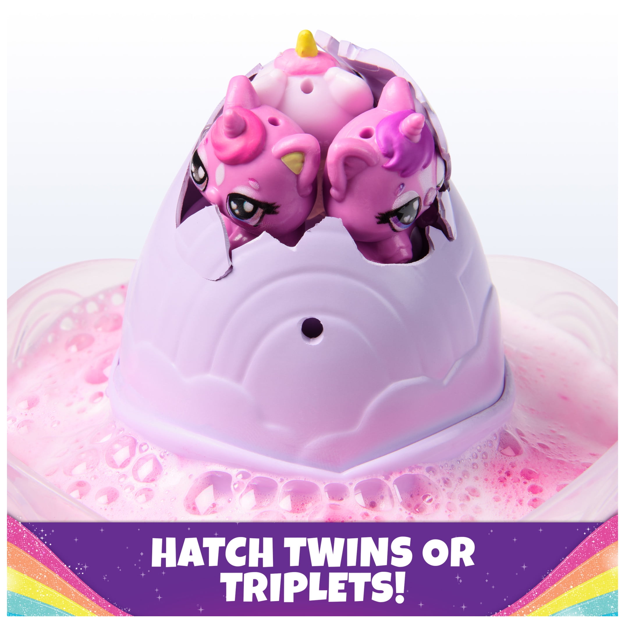 Hatchimals Alive Rainbow Splash Fizzy Surprise Interactive Hatching Toy Set (Multi-Pack) gyncx
