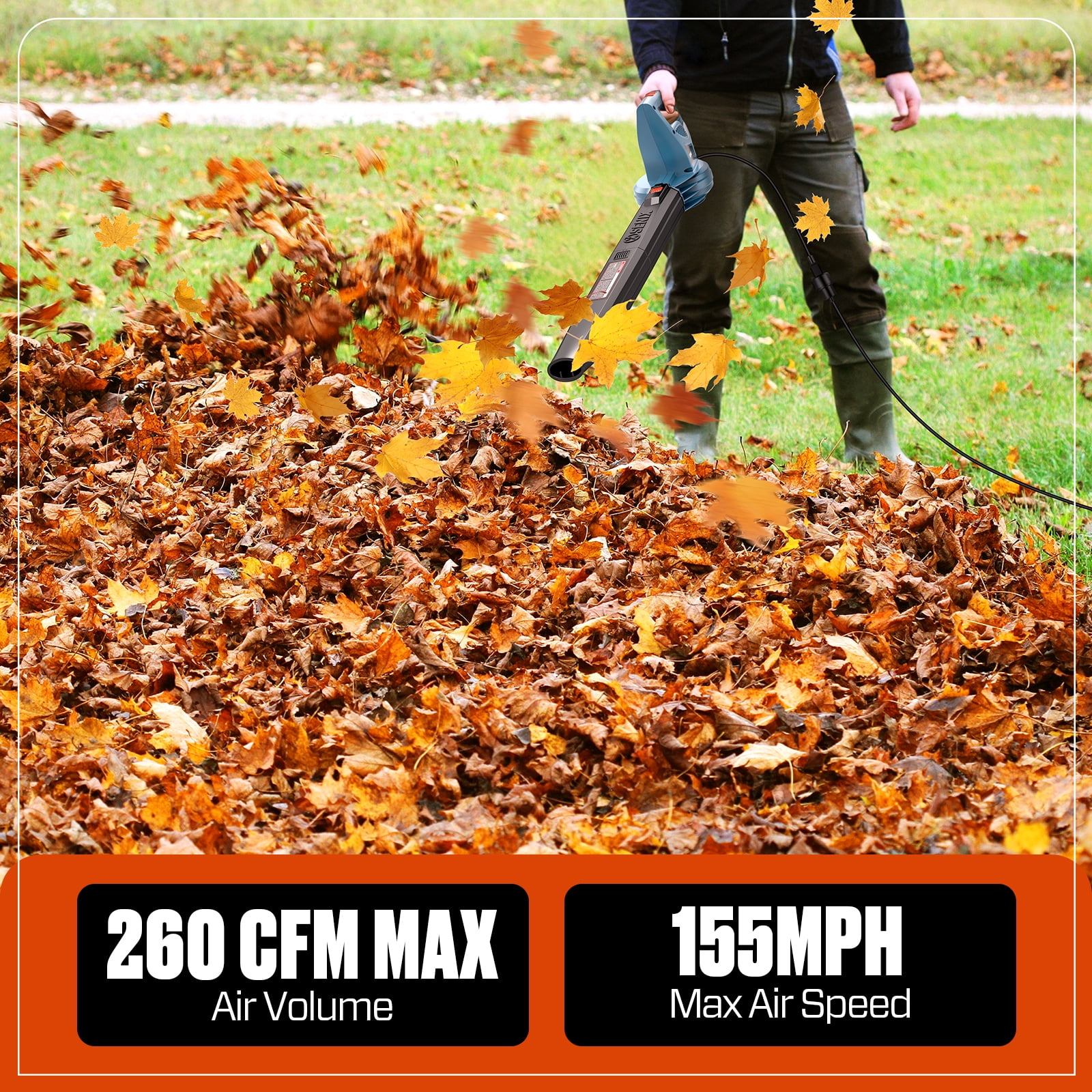 Senix 3-in-1 Outdoor Power Equipment Combo (Blue, 3-Piece Set) 6k05k
