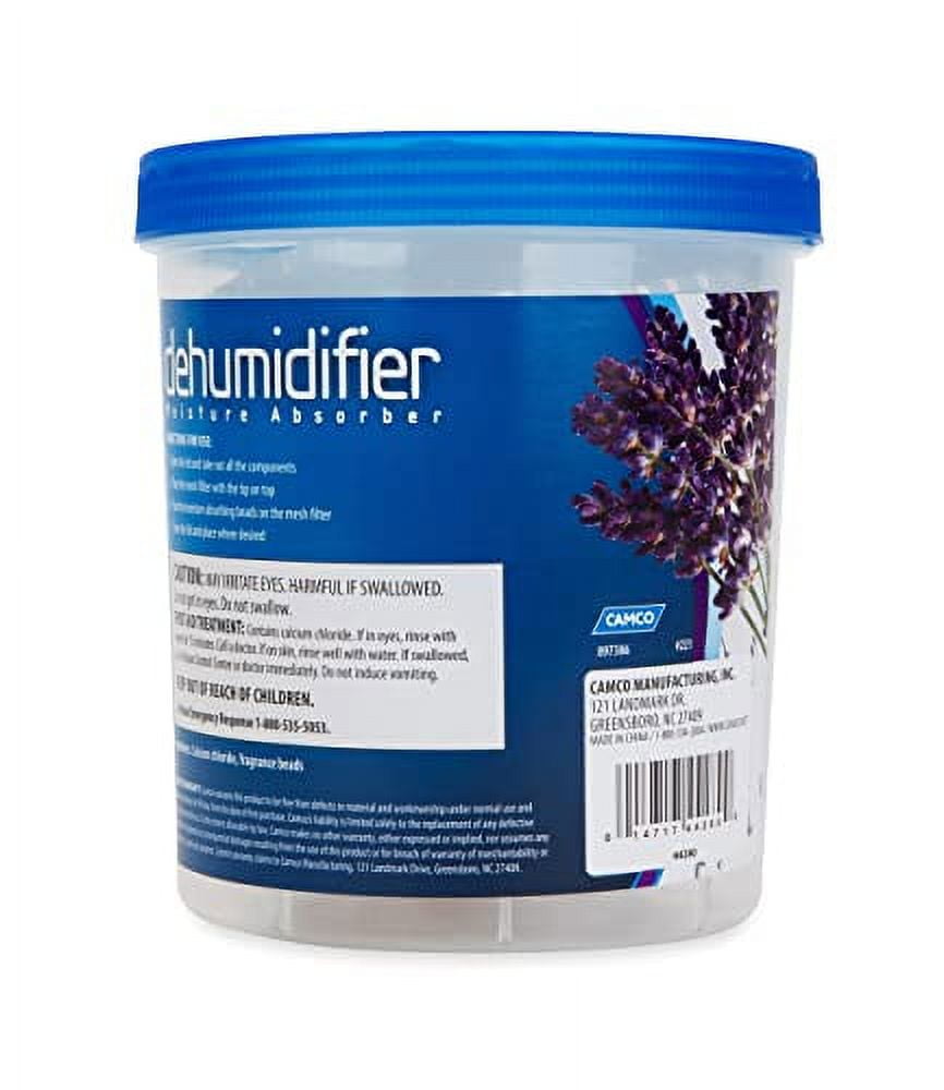 Camco Moisture Absorber Refillable Container, Humidity Control Dehumidifier (Lavender, 10.5 oz) ics38