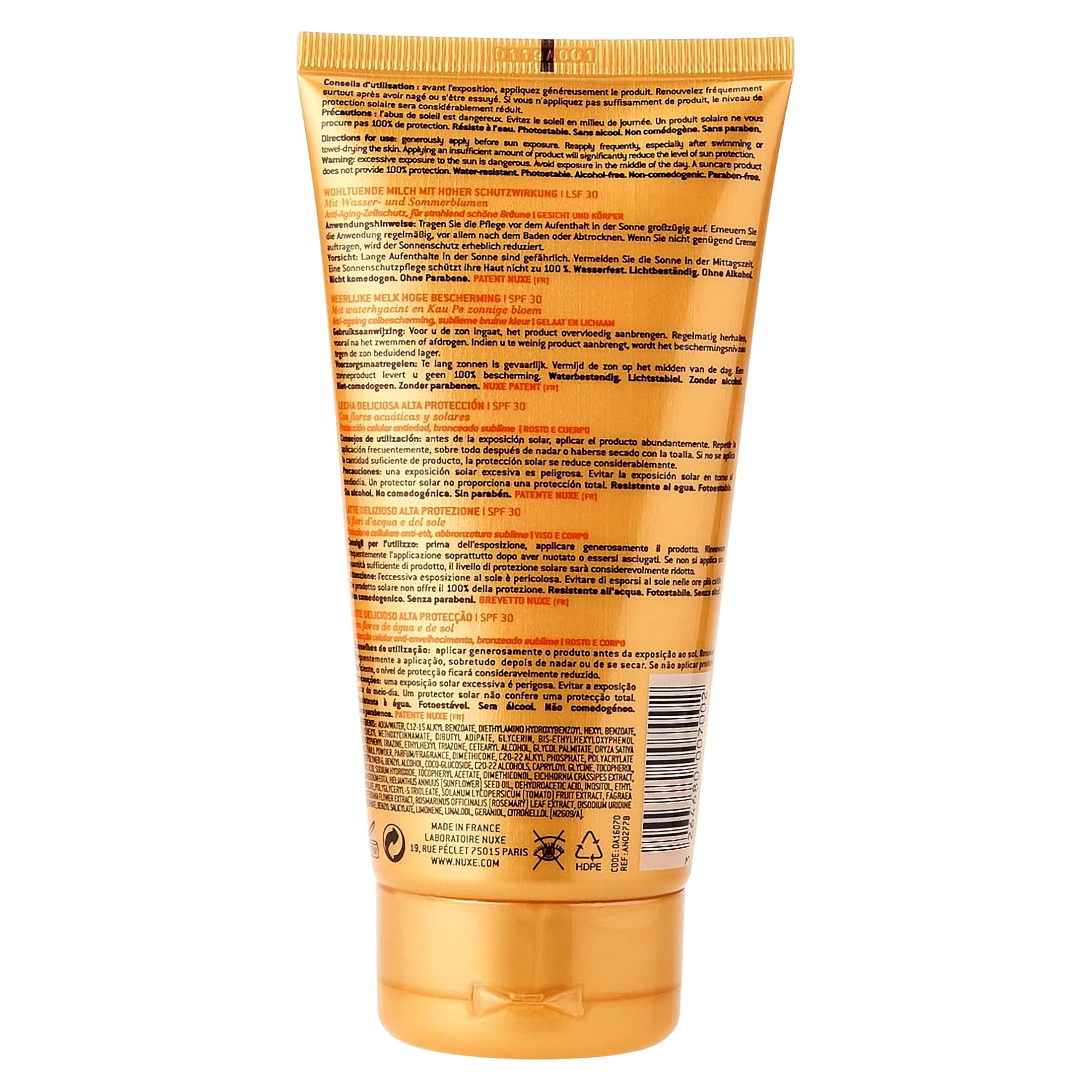Nuxe Sun Delicious Sunscreen Lotion SPF 30 High Protection (5.07 fl oz) dmjz9