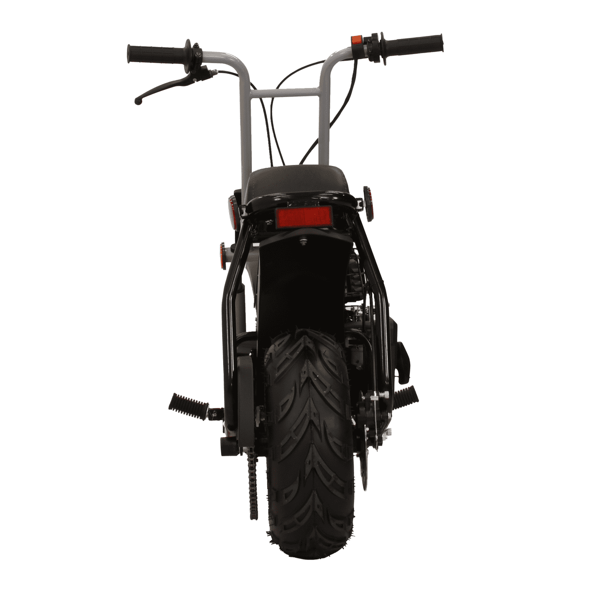 Massimo MB100 Minibike 79cc 2.5HP Gas Powered Off-Road Trail Bike (Black, 50 in x 24.2 in x 34.6 in) y0017
