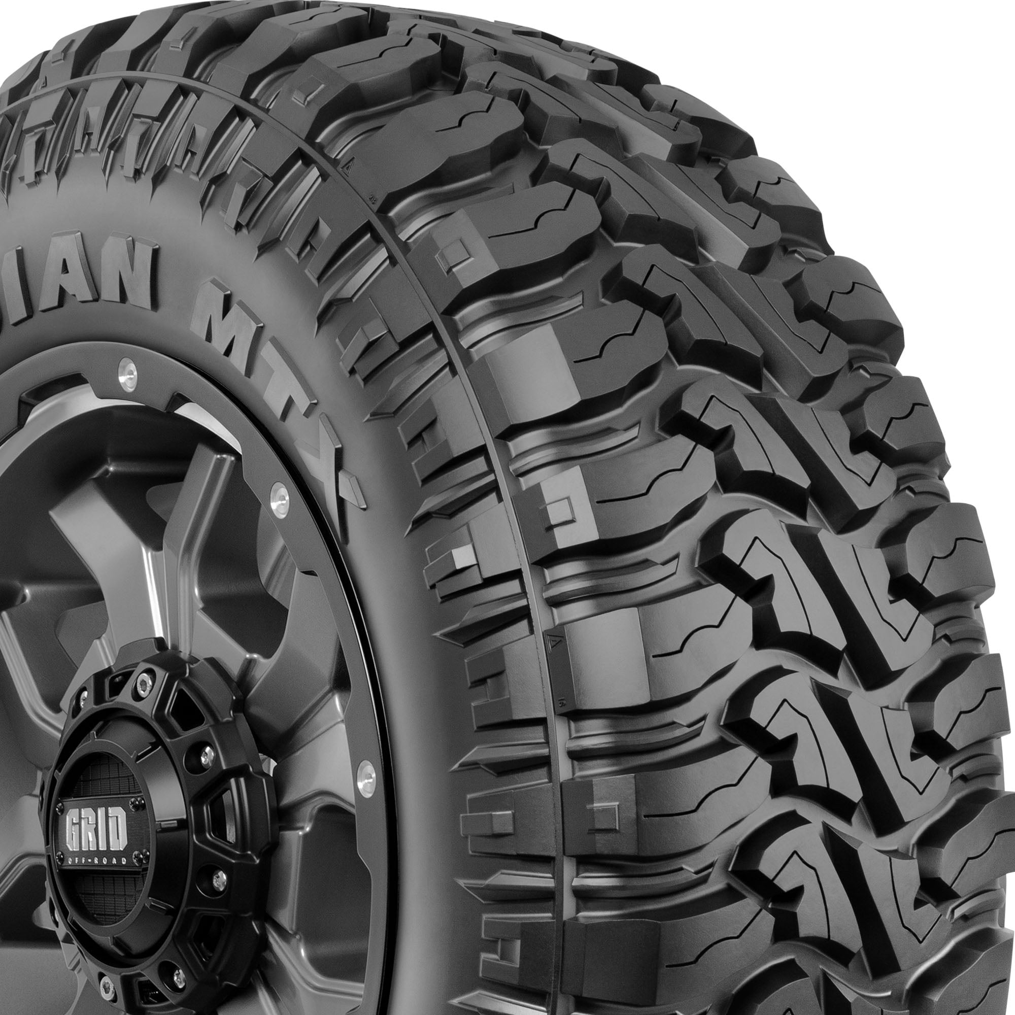 Nexen Roadian MTX RM7 Mud-Terrain Tire (Black, 35X12.50R20) 8zusv