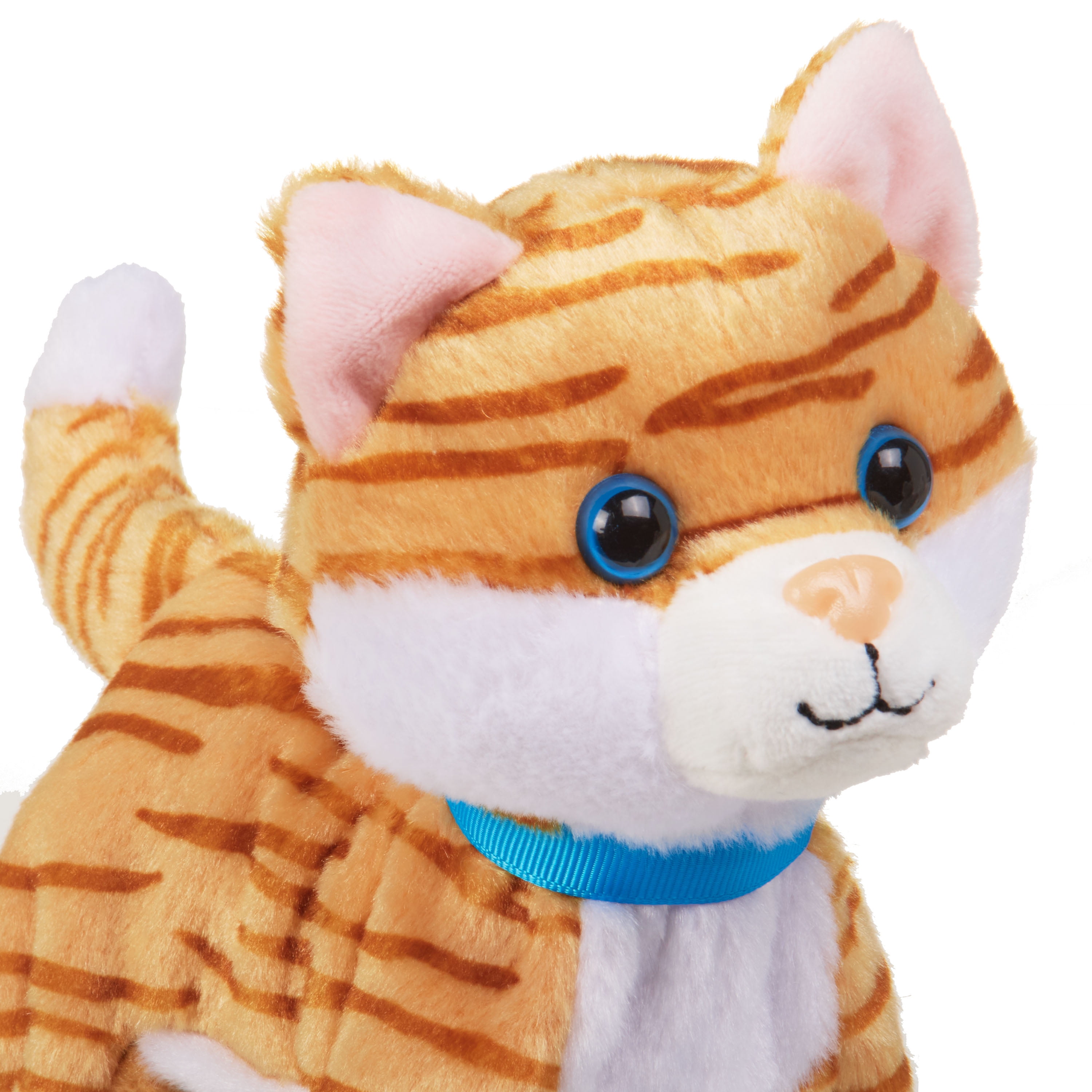 Kid Connection Electronic Walking Plush Cat Toy (Orange, 6 in) 2oljy - Image 5