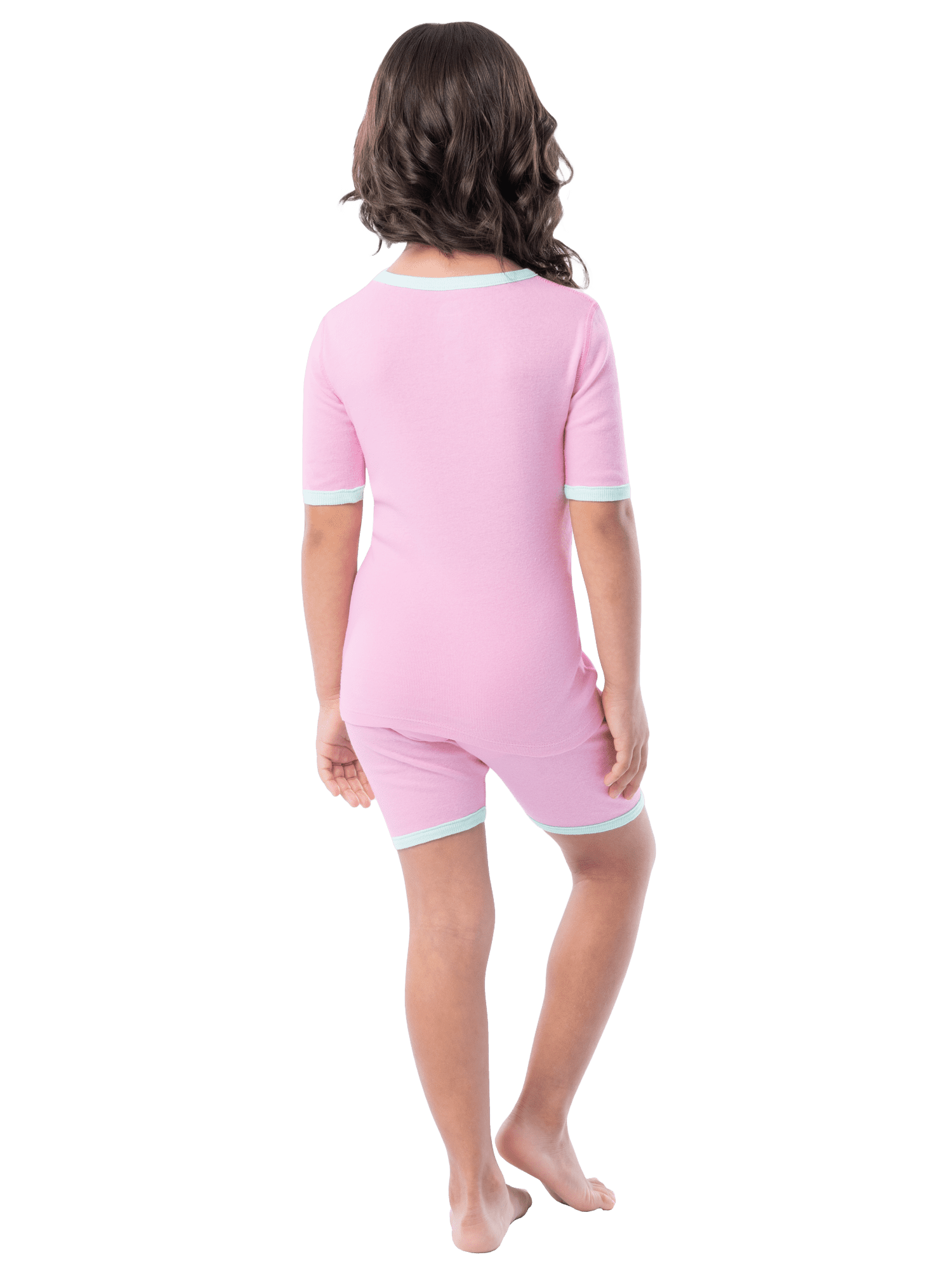 Fruit of the Loom Girls Snug Fit Cotton Pajama Set (4-Piece, Sizes 4-12) iptme