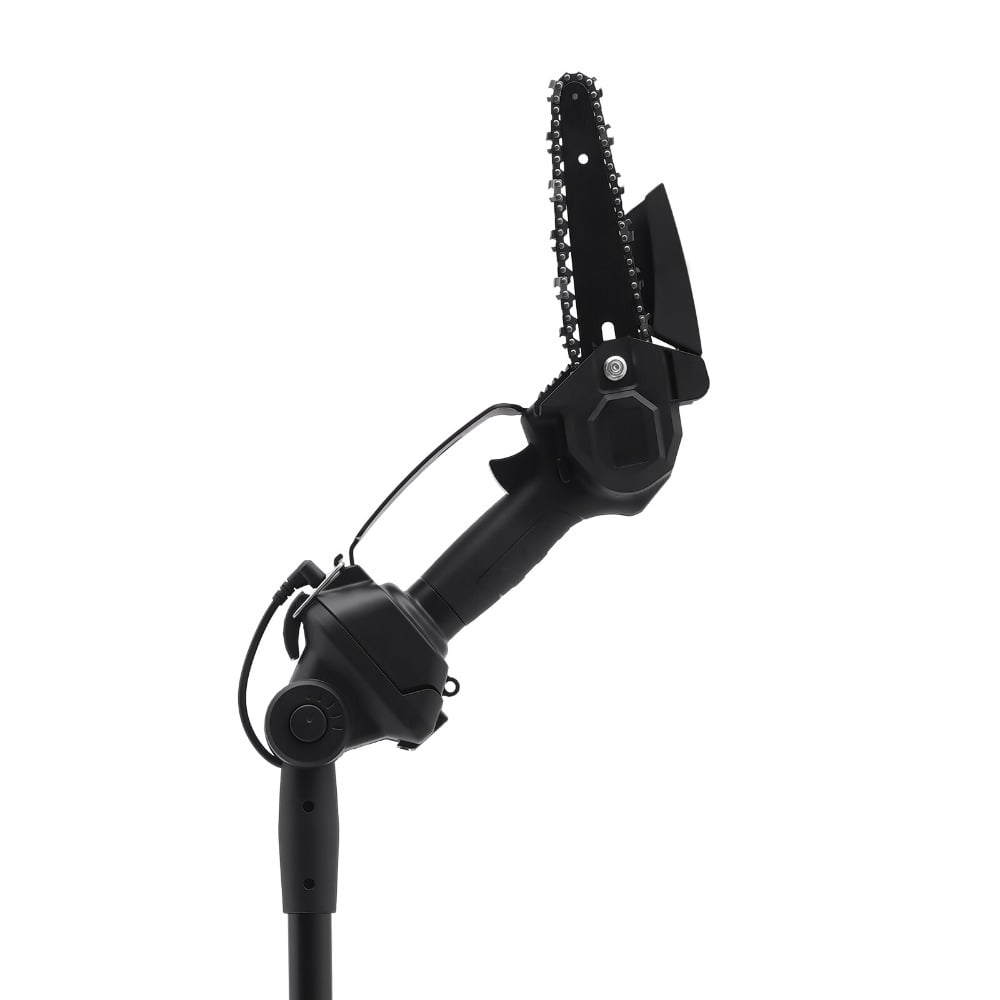 Generic Cordless Pole Saw 2-in-1 Electric Chainsaw with 13ft Reach and Adjustable Head (Black, 4.4 lb) qjbr5