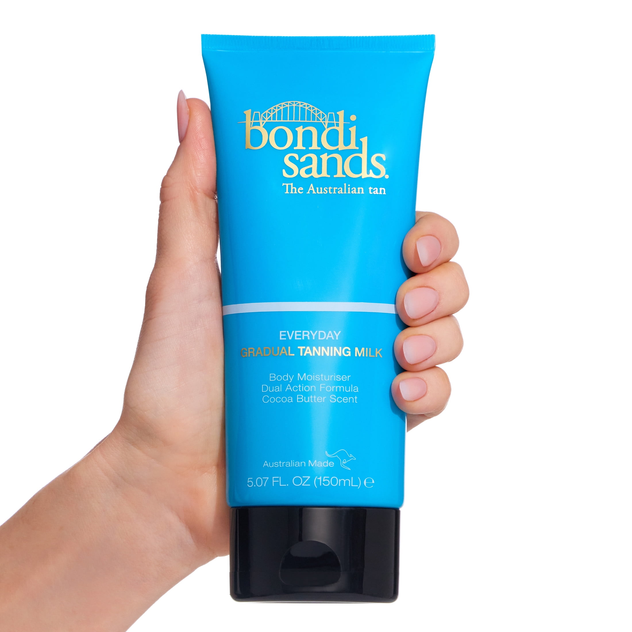 Bondi Sands Everyday Gradual Self Tanning Milk Lotion, Hydrating Body Moisturizer with Cocoa Butter (5.07 fl oz) 4zhj2