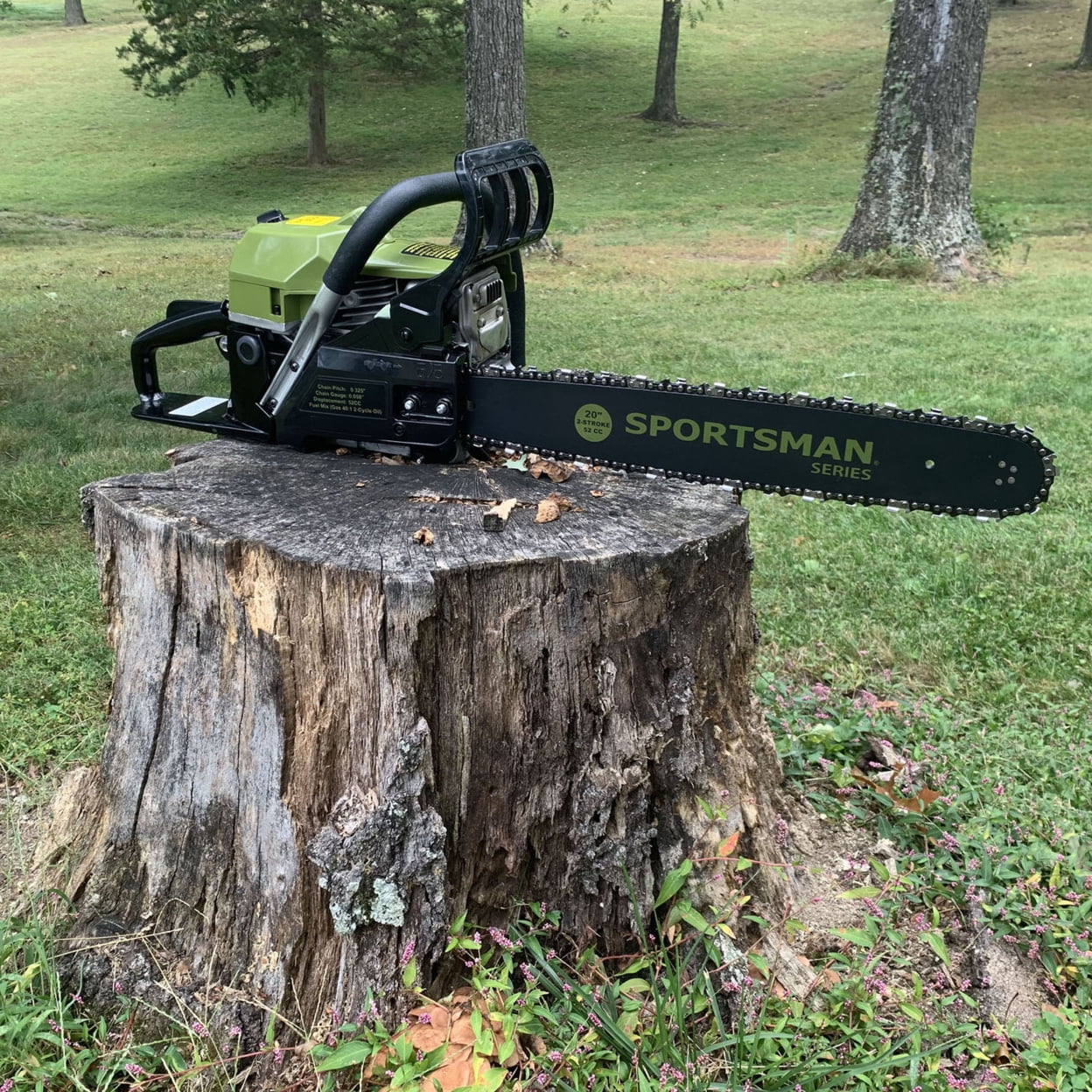 Sportsman Series 20 in. Gas Powered 2-Stroke Rear Handle Chainsaw (52cc, 20 in) qrk4g