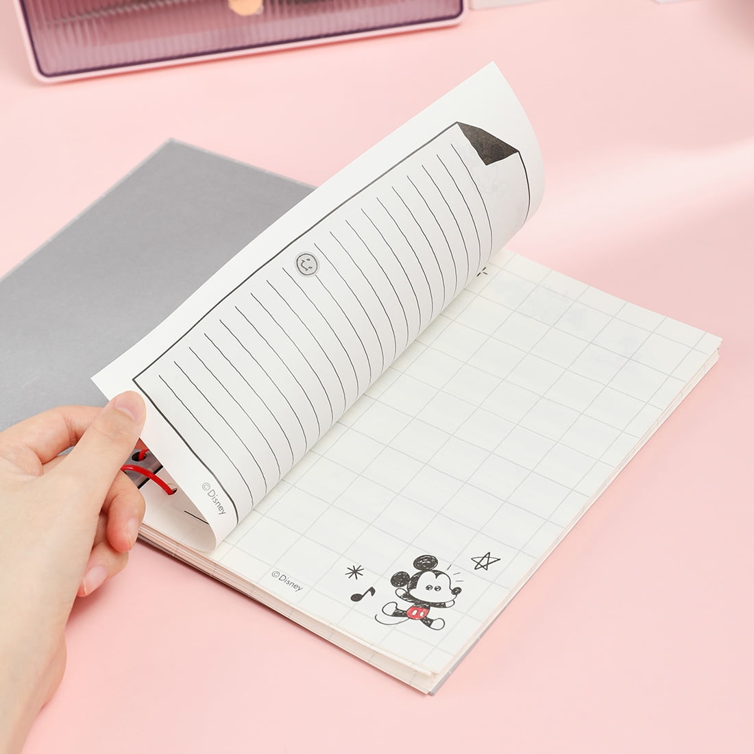 Miniso Disney Mickey Mouse Collection Spiral Notebook (80 Sheets) gnqqg