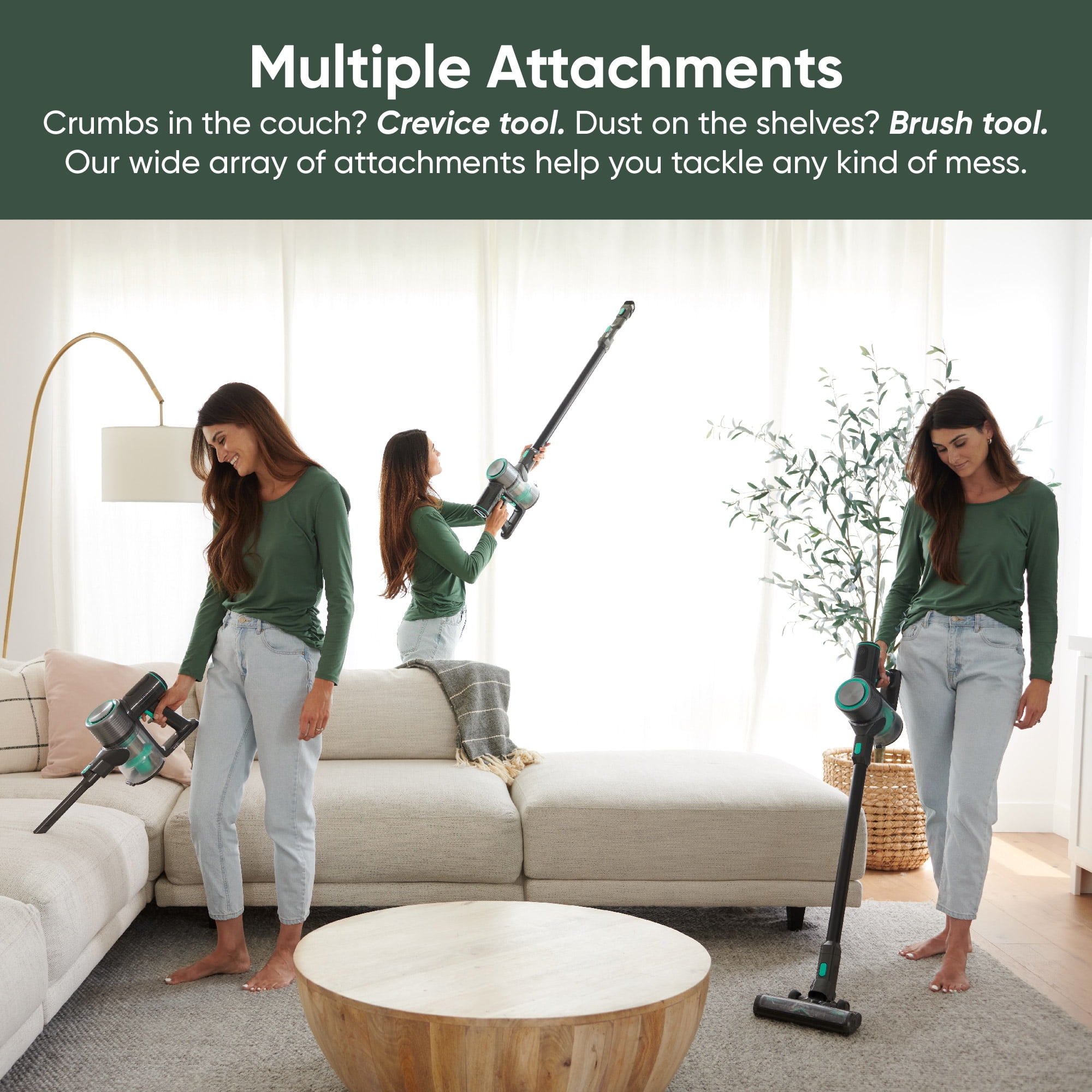 Wyze Cordless Stick Vacuum Cleaner, 20kPa Powerful Suction for Carpet and Hard Floors (Lightweight, 1 Unit) uk0nn