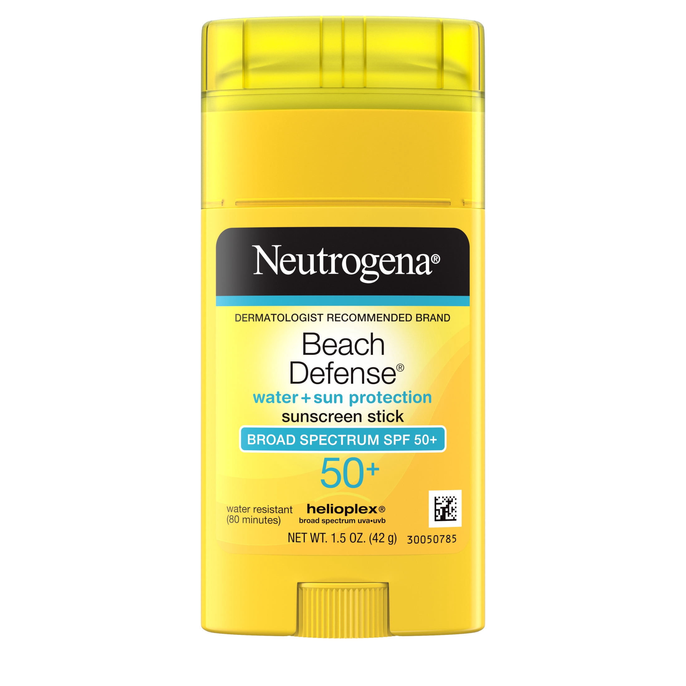 Neutrogena Beach Defense SPF 50+ Face Sunscreen Stick, Broad Spectrum UVA/UVB Protection (1.5 oz) too7d