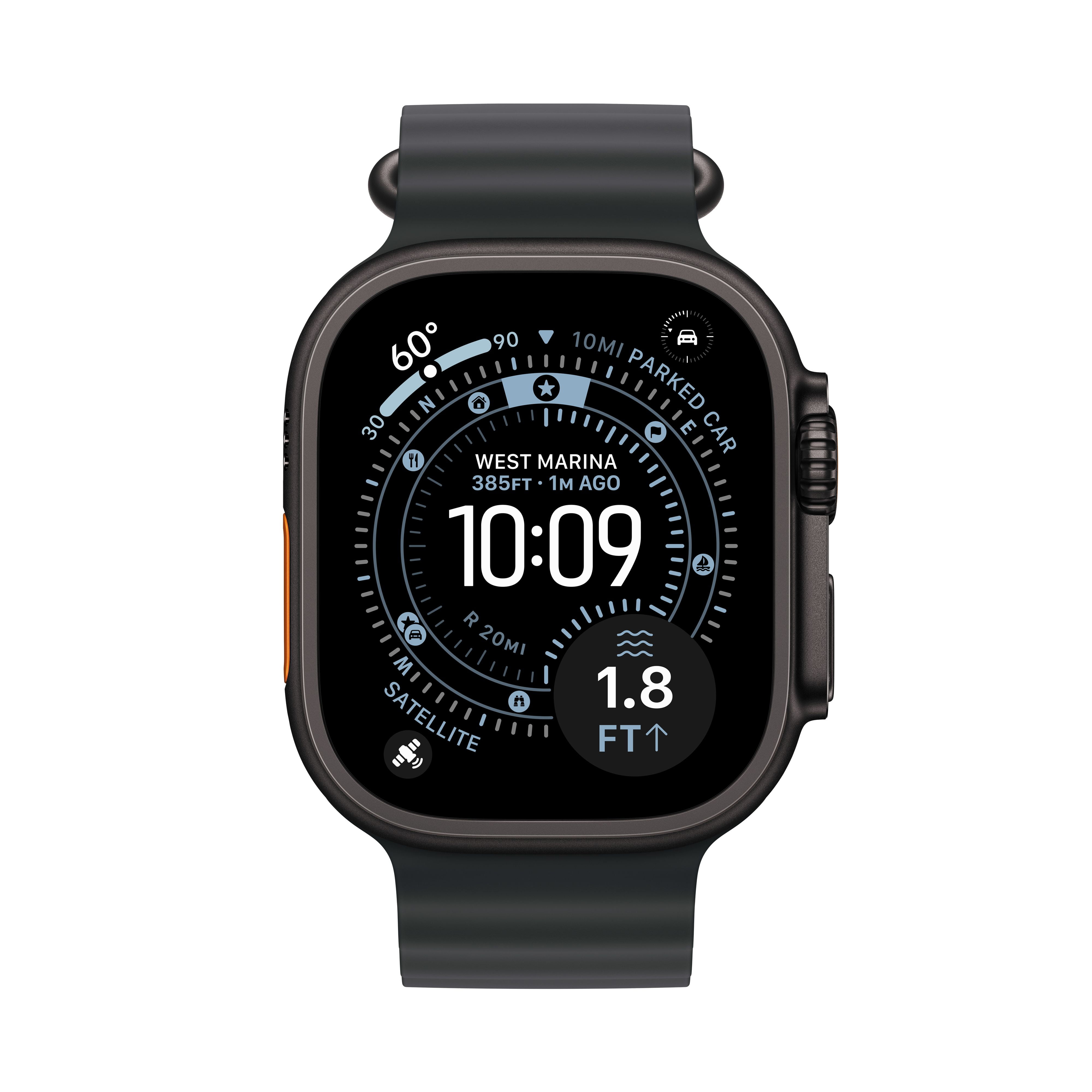 Apple Watch Ultra 3 GPS + Cellular (Black Titanium Case, 49mm) 699fn