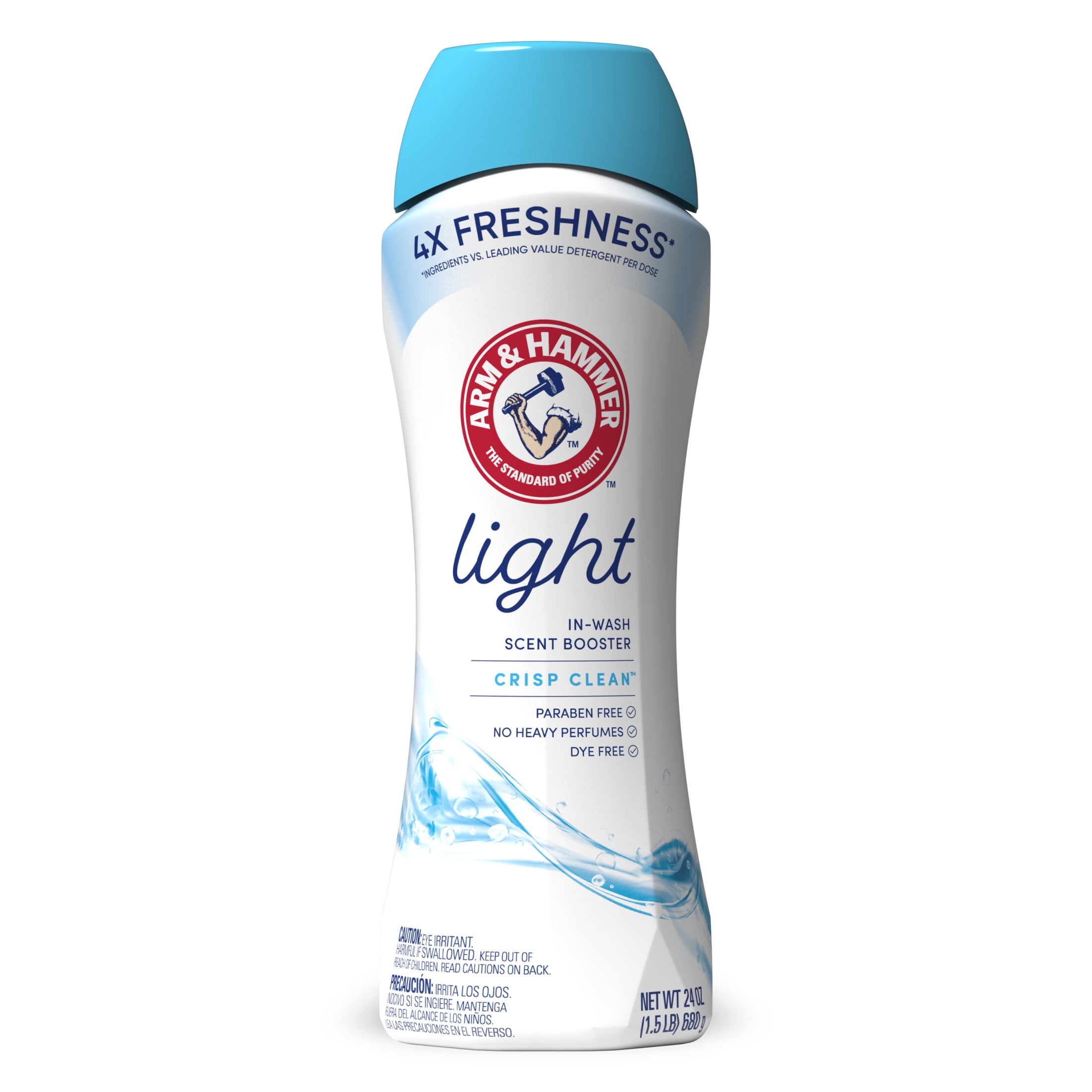 ARM & HAMMER Light In-Wash Laundry Scent Booster, Crisp Clean Fragrance (24 oz) uyzfg