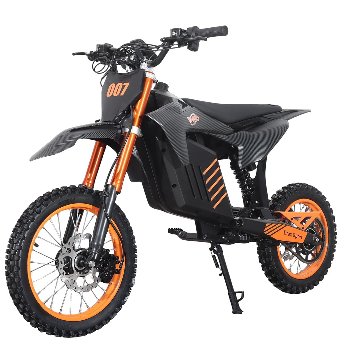 X-Pro Drax Sport Electric Dirt Bike 2700W High-Performance Off-Road E-Bike (Orange, 14 in/12 in Wheels) y0v1g