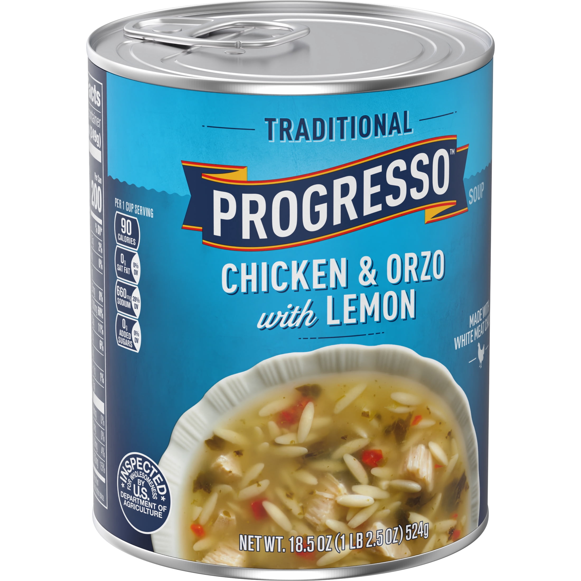 Progresso Traditional Chicken & Orzo with Lemon Soup (18.5 oz) onvio