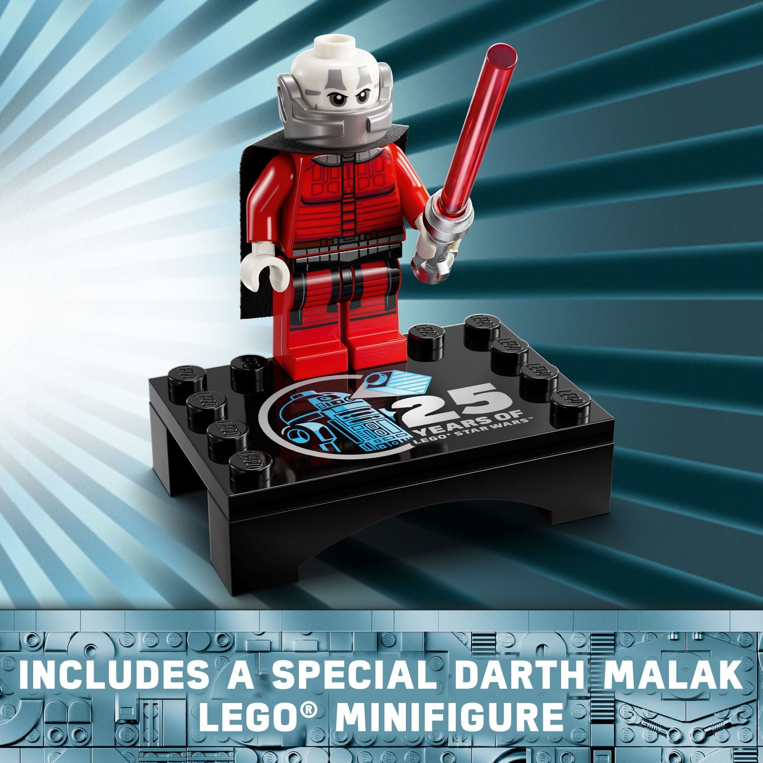 LEGO Star Wars R2-D2 Buildable Droid Figure with Darth Malak Minifigure (1,050 Pieces) ywa35