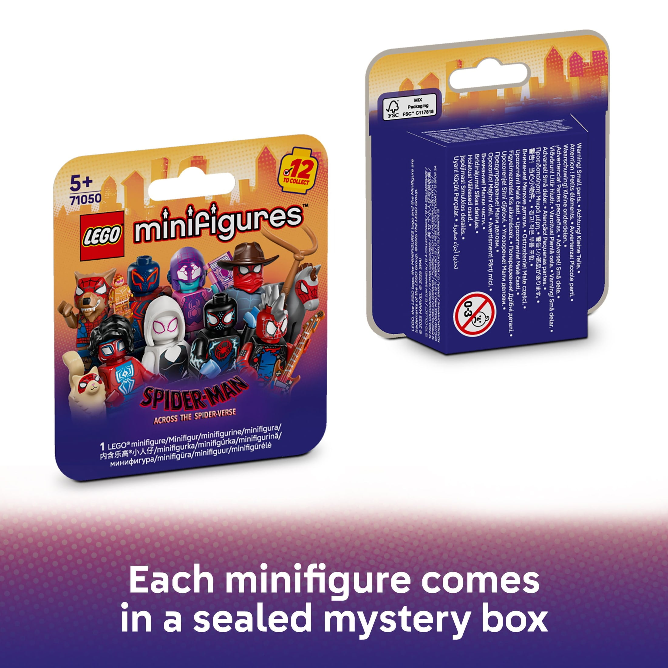 LEGO Spider-Man Across the Spider-Verse Minifigure Mystery Box (1.5 in) xhoe3