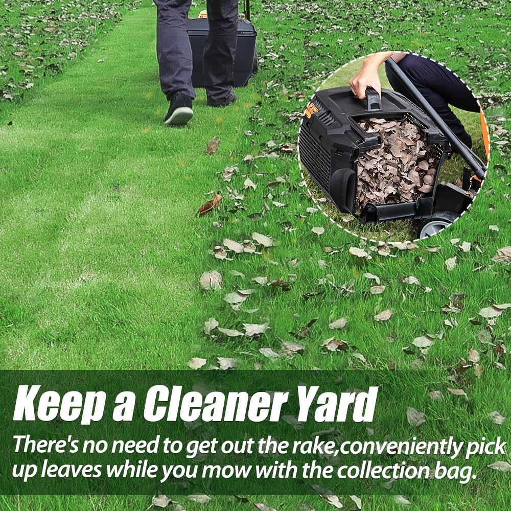 LawnMaster 24V Max Cordless Lawn Mower and Grass Trimmer Combo Kit (Black, 13-inch Mower and 10-inch Trimmer) iwodm