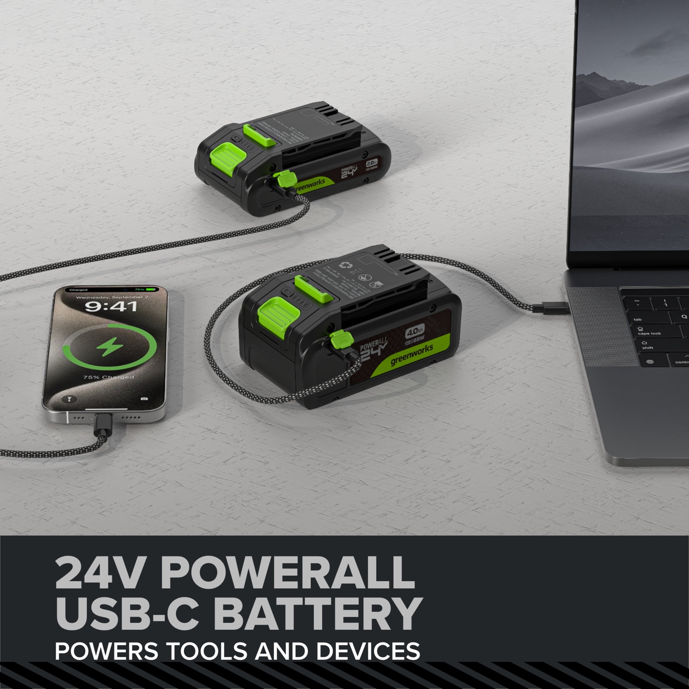 Greenworks Pro PowerAll 24V Brushless 1/2 in Drill Driver Kit (Black, 2.0 Ah Battery) s9yig