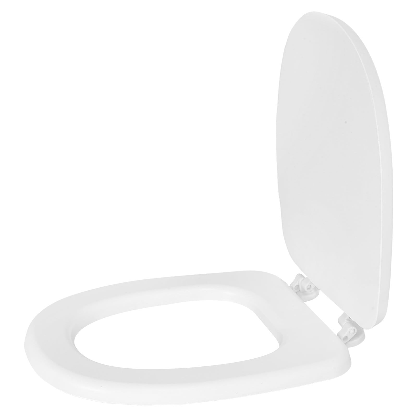 CRAFTHROU Padded Toilet Seat Cushion for Bathrooms and RVs, Enhanced Support, Elongated (White, 15.6x12.4x1 in) k2a77