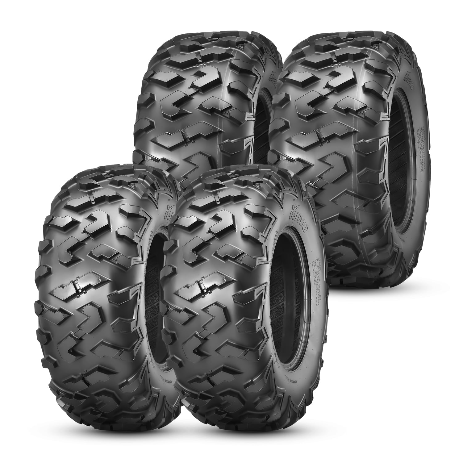 Halberd All Terrain ATV UTV Tires (Set of 4, 25x8-12 & 25x10-12, 6PR) z35f3