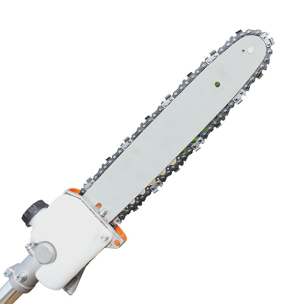 Wuzstar 52CC 2-Stroke Gas Powered Pole Saw, Long Reach Extension Tree Trimming Tool (Orange, 52CC) 7kz4g