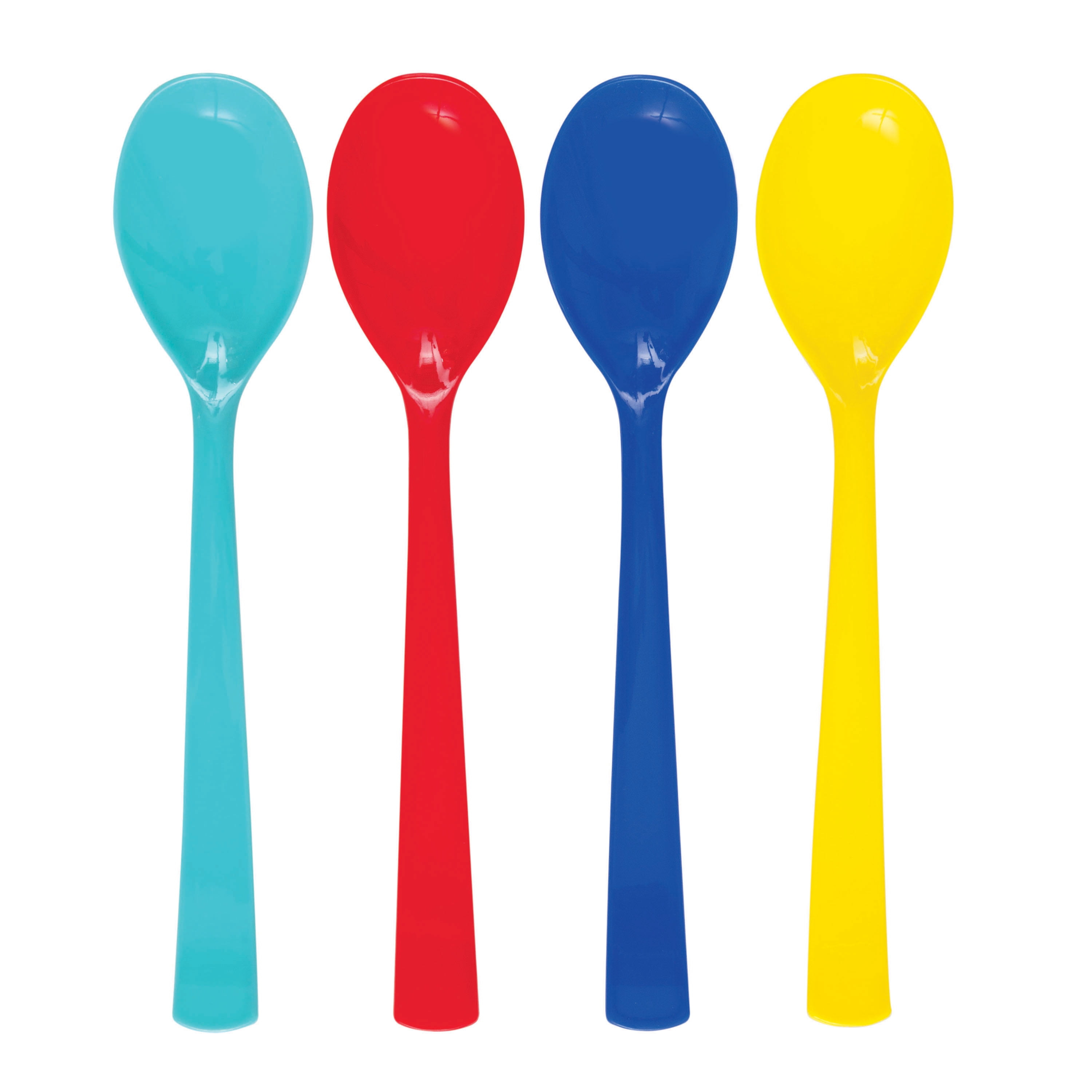 Way To Celebrate Disposable Cutlery Set, Party Supplies for Birthday and Events (Assorted Colors, 24 Pieces) 6eu68