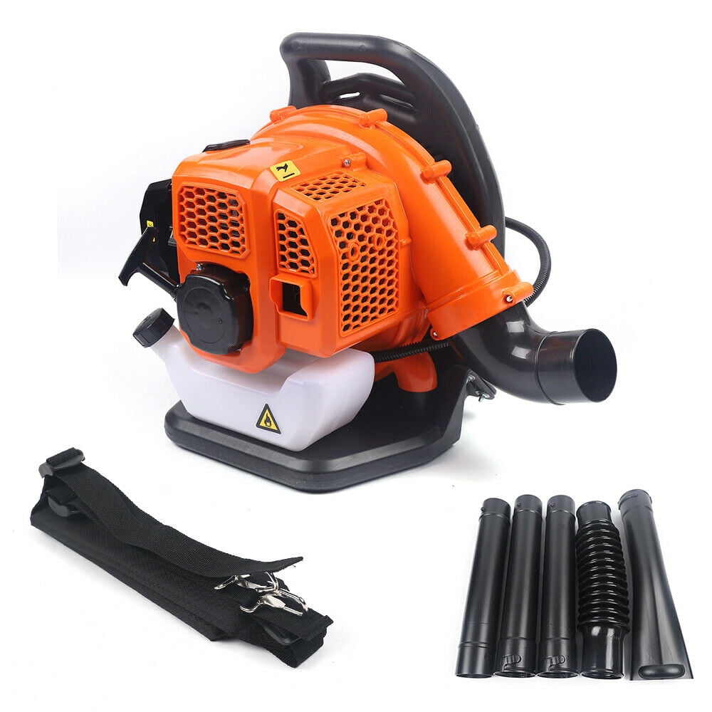 Aiqidi 2-Stroke Gas Backpack Leaf Blower, Commercial Grade Lawn & Snow Clearing Tool (42.7cc, 0.3 gal) 7kstm
