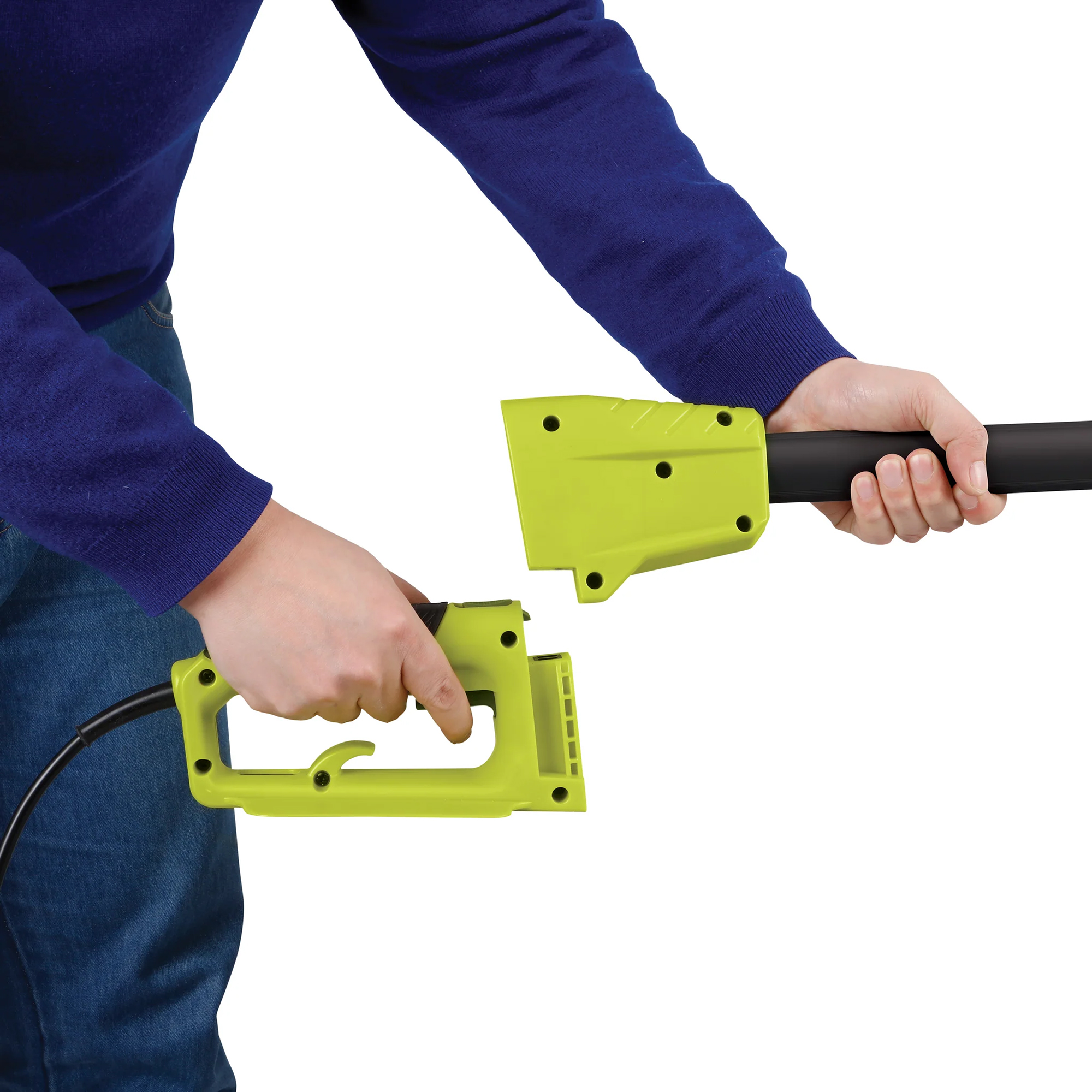 Sun Joe 8 Inch Electric Convertible Pole Chain Saw, 2-in-1 Telescoping Tree Trimmer (Green, 8.9 ft) wje7l