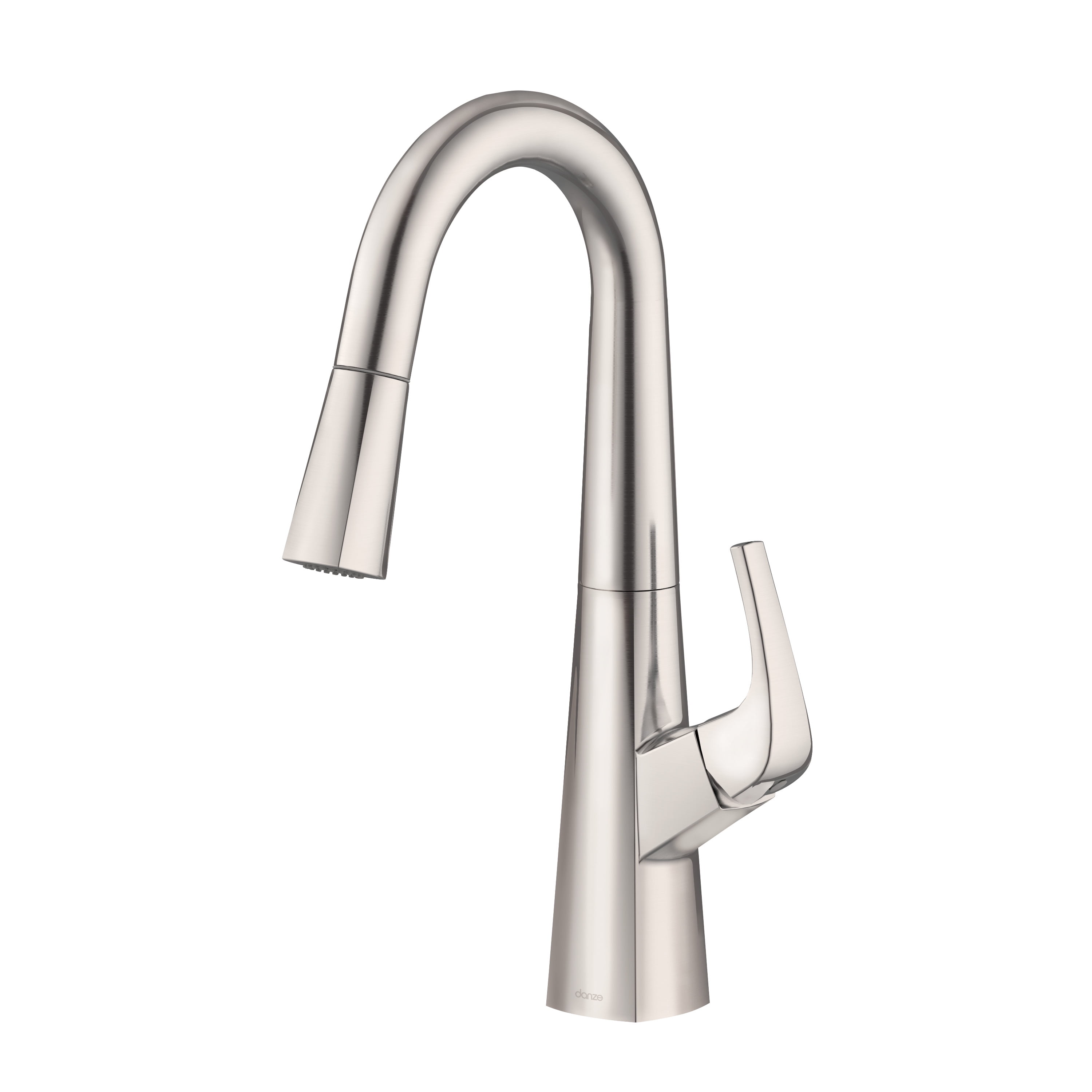 Gerber Vaughn Single Handle Kitchen Bar Faucet (Stainless Steel, 14.6 in Height) nrn3h