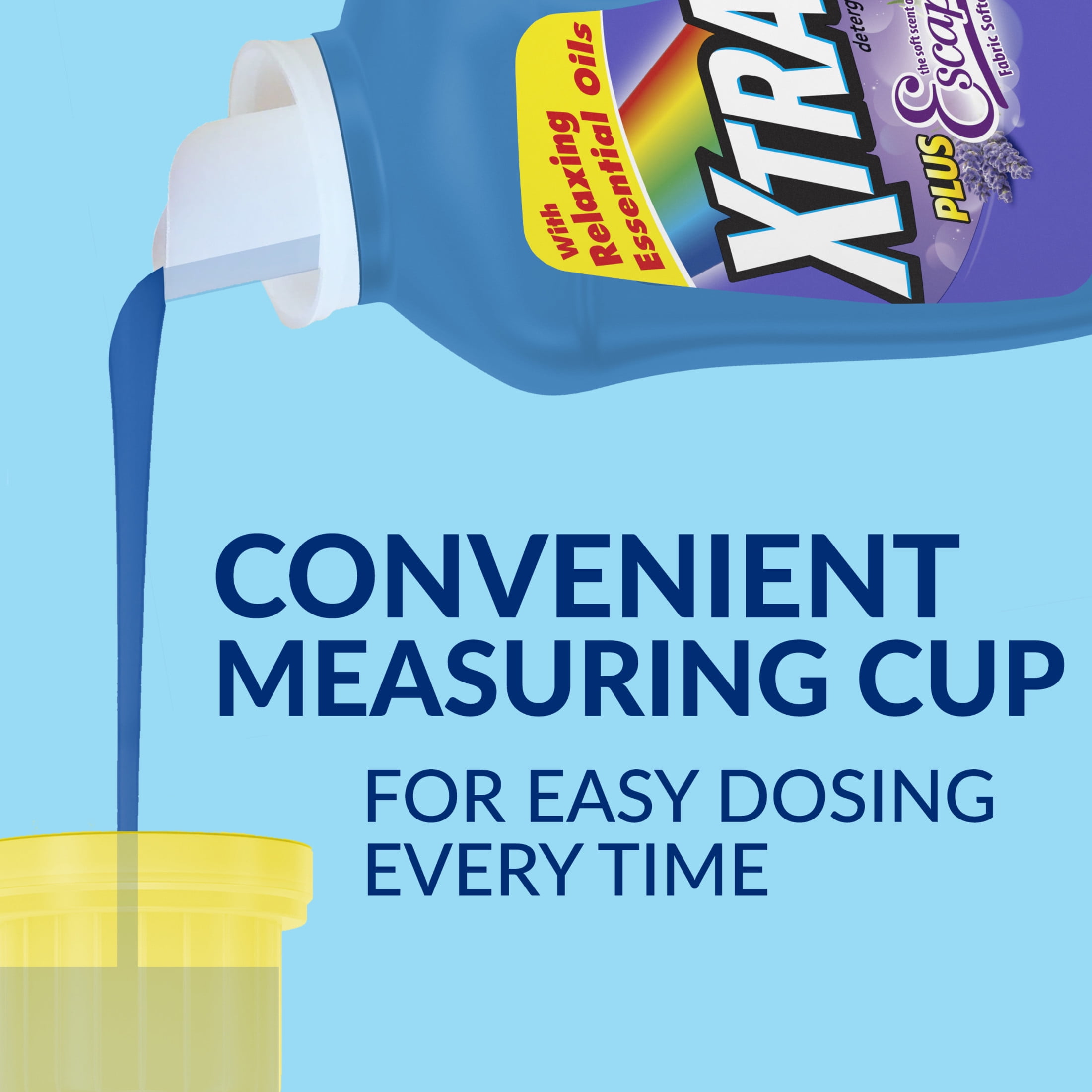 Xtra Plus Scent of Escape Liquid Laundry Detergent, Lavender & Sweet Vanilla (97.7 fl oz) essyd