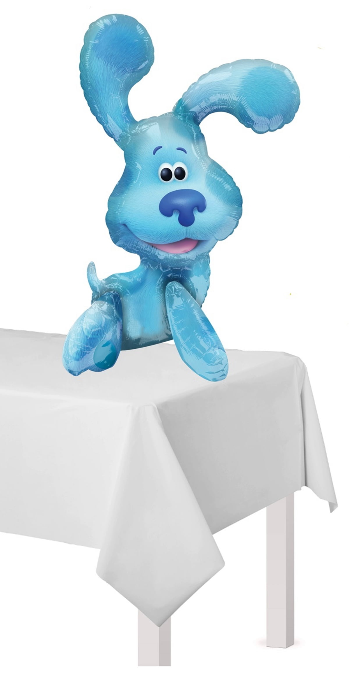 Anagram Blue's Clues 1st Birthday Party Decoration Set (Blue, 15-Piece Balloon Bouquet) pptax