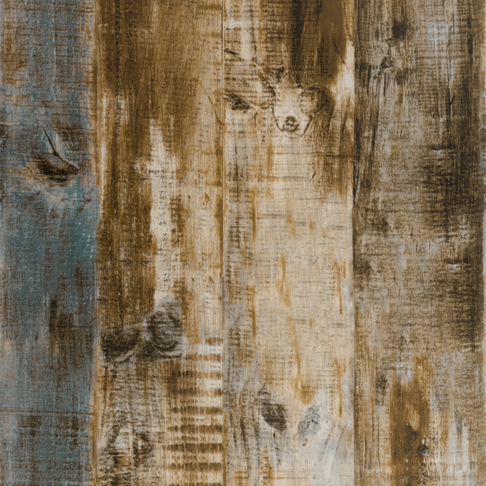 Abyssaly Wood Grain Peel and Stick Wallpaper, Waterproof Self-Adhesive Decorative Contact Paper for Home Decor (Brown, 17.7 in x 118 in) wmhb9