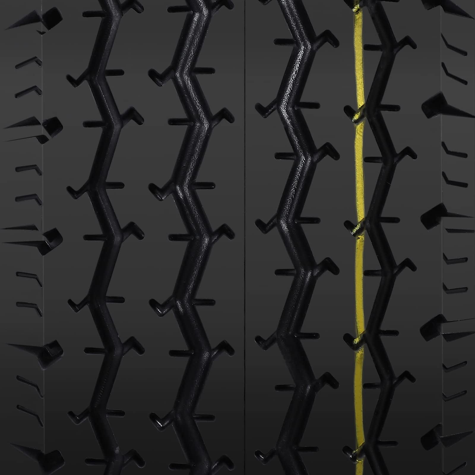 GARVEE 4.80-12 Trailer Tires with 12 in Rims (Set of 2, 5 Lug on 4.5 in, Load Range C, 6PR) qyz6e