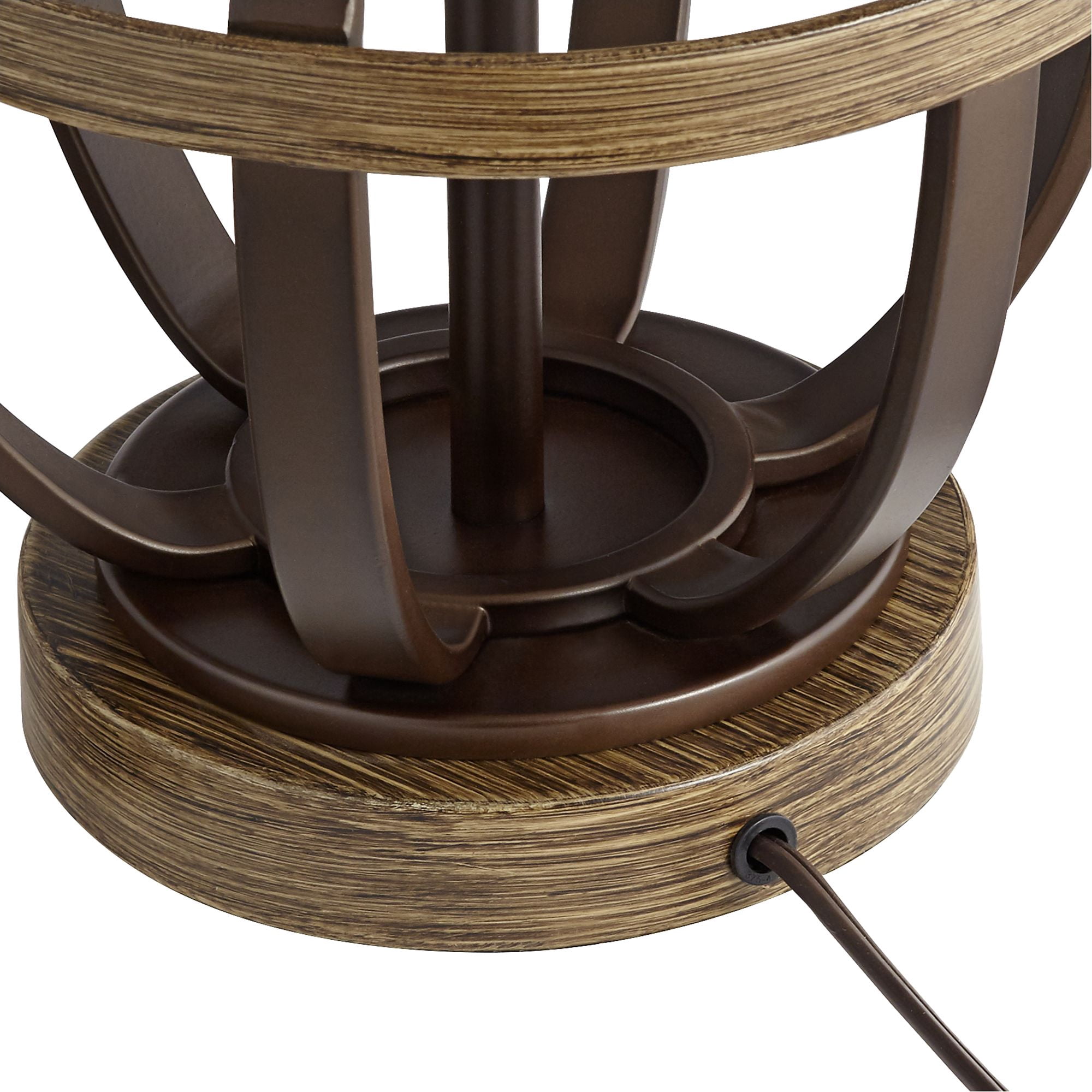 Franklin Iron Works Louanne Industrial Table Lamp (Oil Rubbed Bronze, 29 in) pp92i