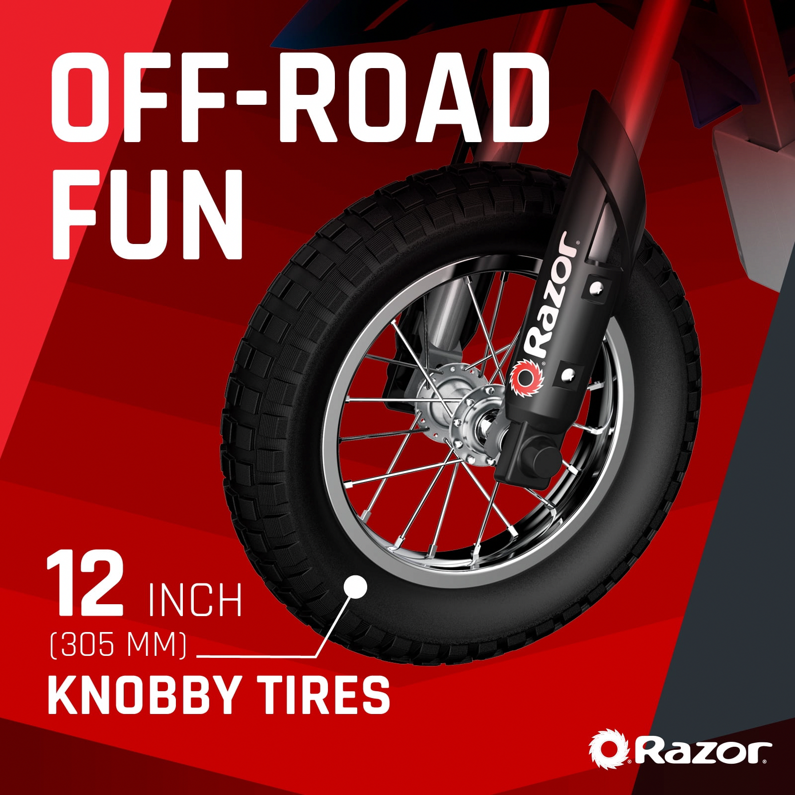 Razor Dirt Rocket MX350 Electric Dirt Bike (Blue, 43.7 in x 28 in x 21.7 in) njajz