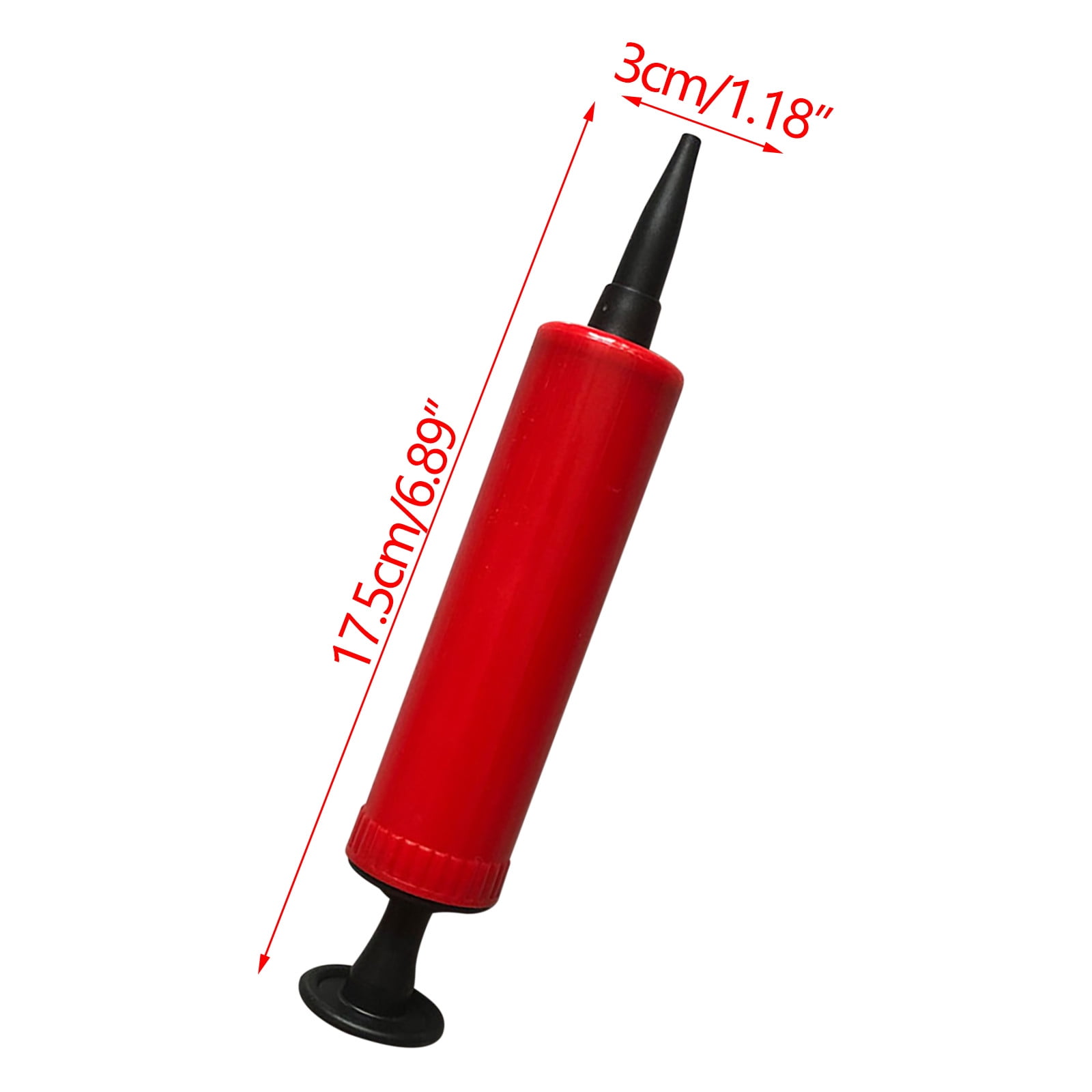 Konghyp Balloon Inflator Pump, Portable Handheld Air Pump for Party Decorations (Red, 11 in) fphml