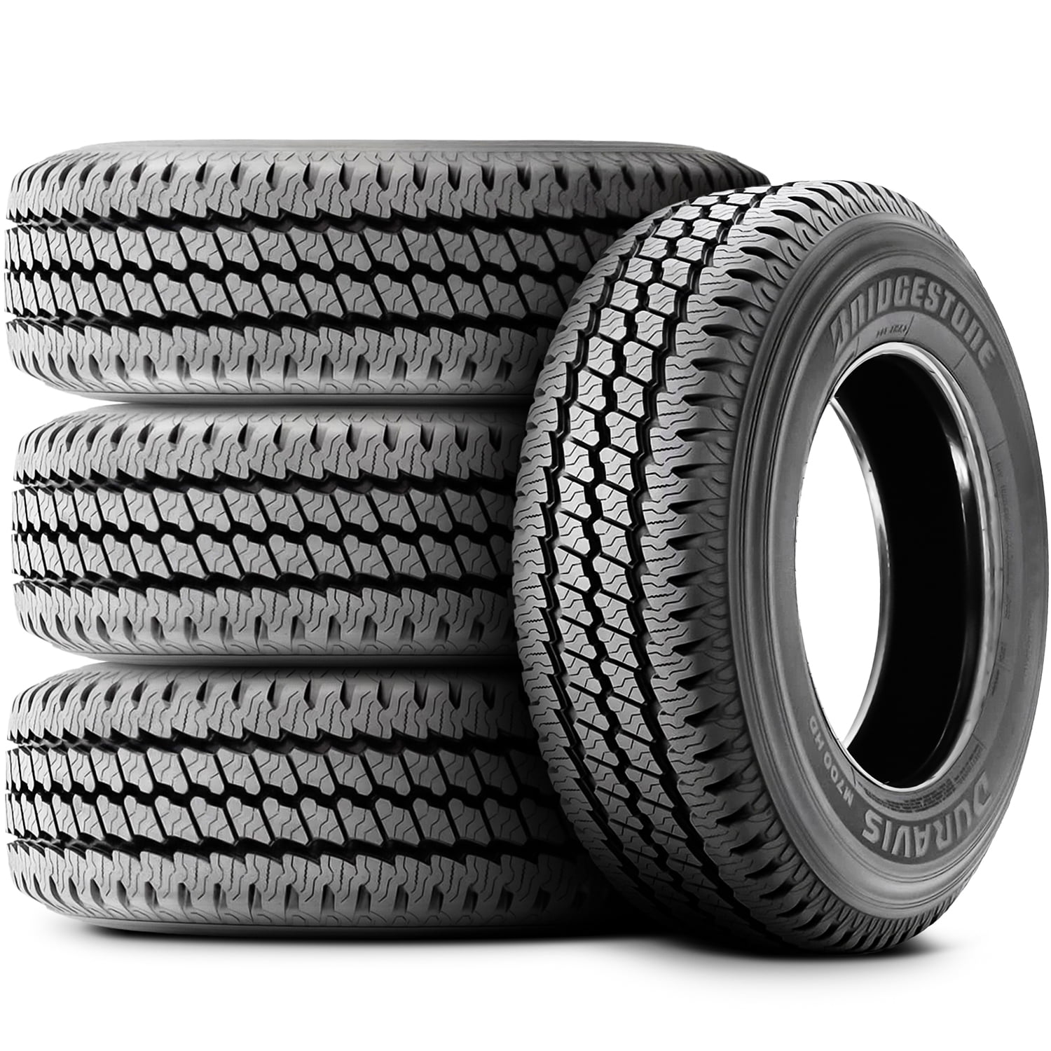 Bridgestone Duravis M700 HD All-Season Trailer Tires (ST235/85R16, 10 Ply, Set of 4) wptsa