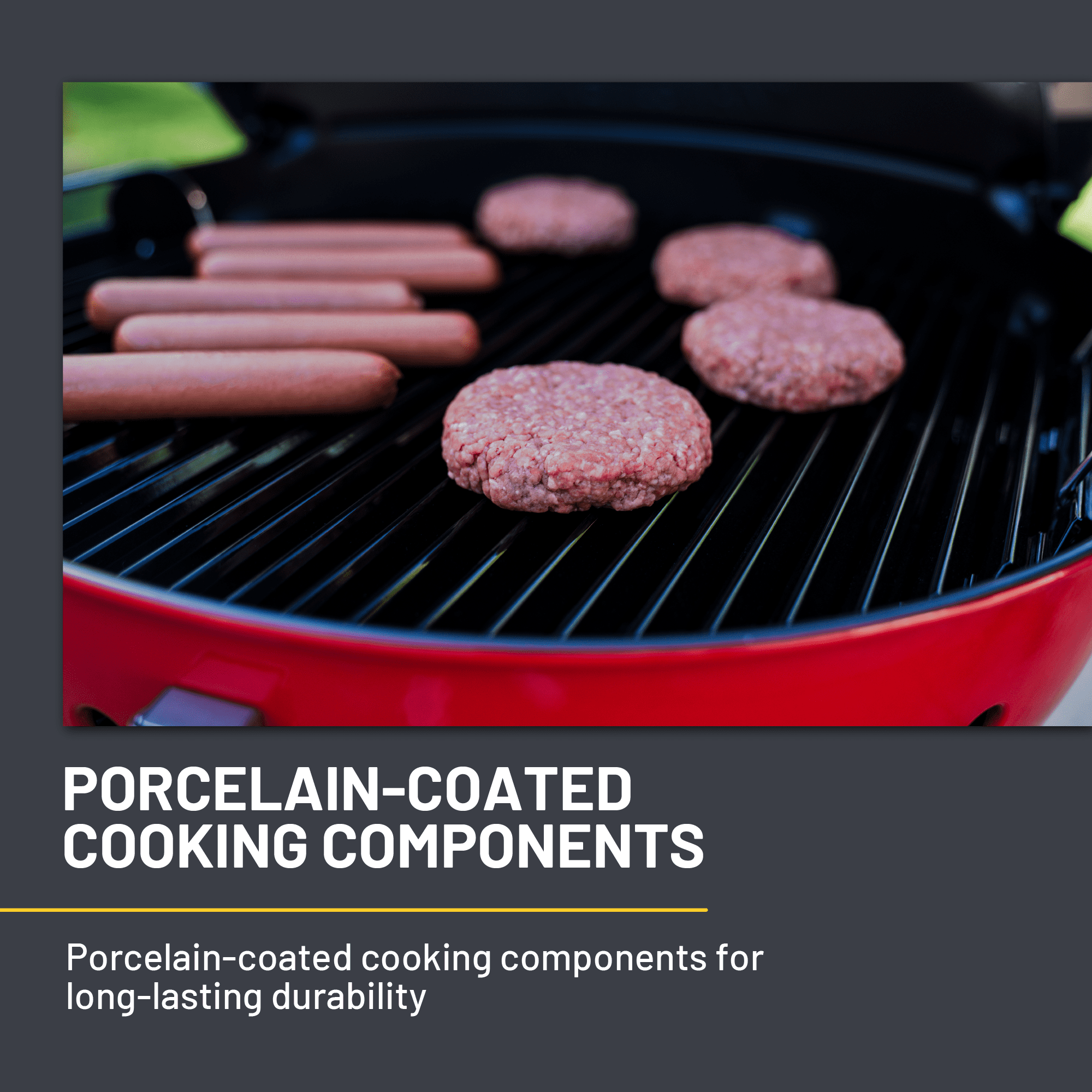 Charbroil Kettleman TRU-Infrared Charcoal Grill (Red, 360 sq in) 6qted
