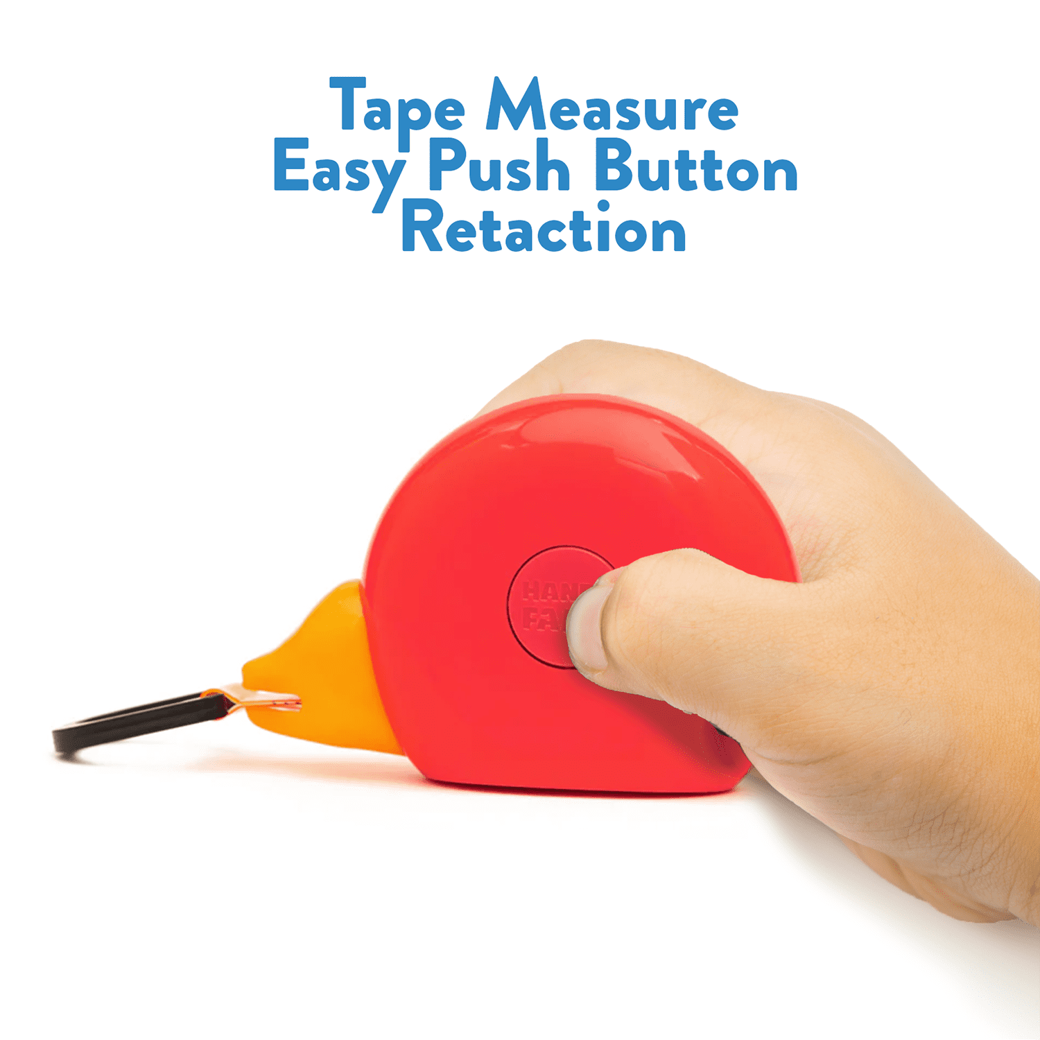 Handy Famm Retractable Bird Measuring Tape STEM Learning Tool (Red, 8 ft) vtdcd