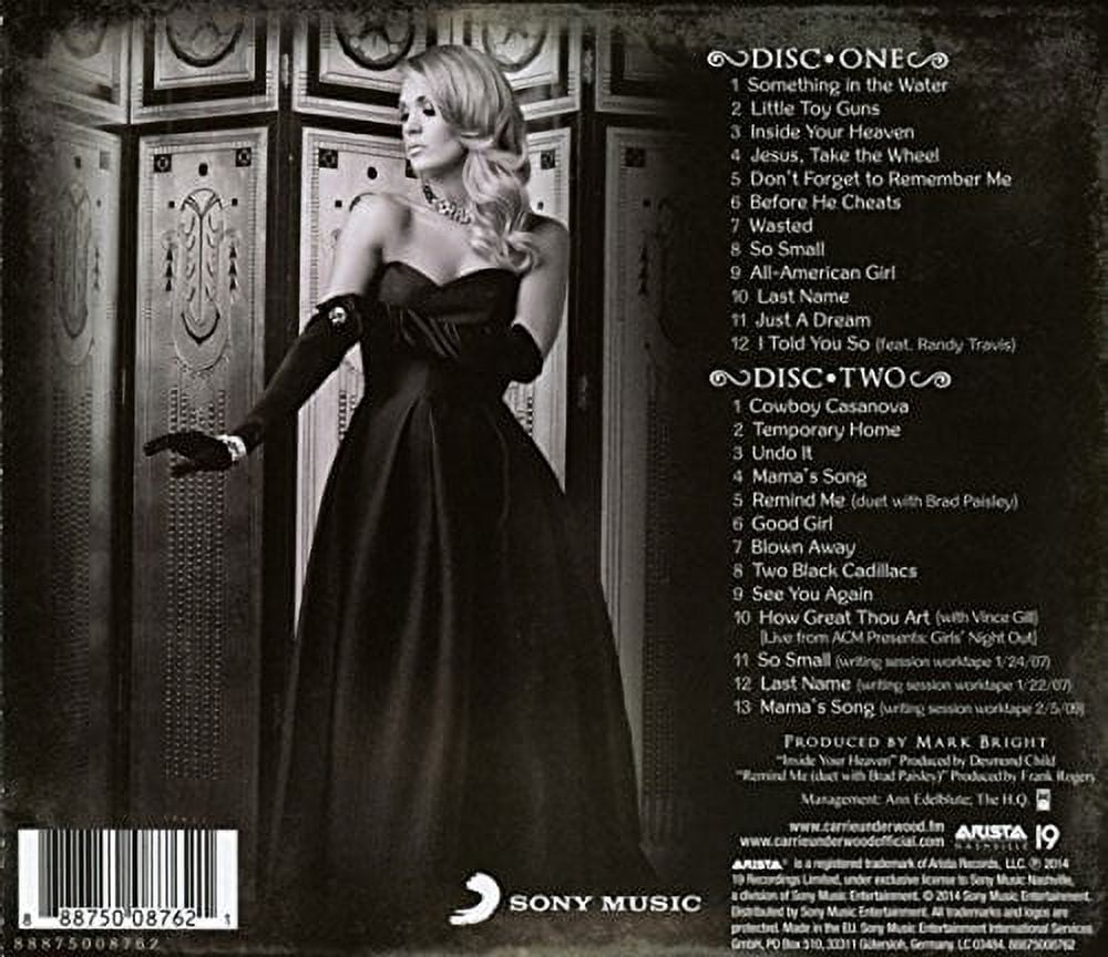 Arista Carrie Underwood Greatest Hits: Decade #1 Audio CD (Standard Edition) jnbip