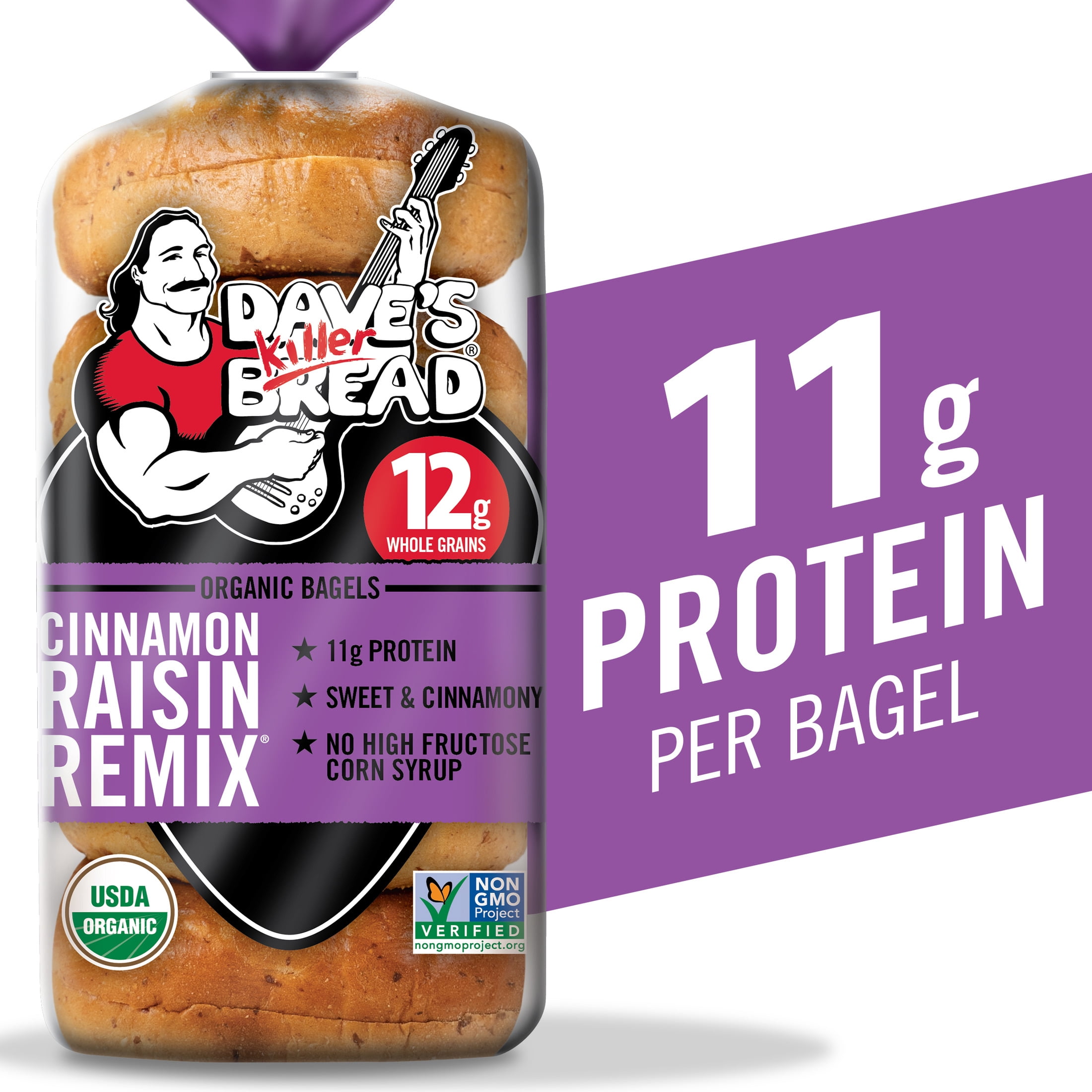 Dave's Killer Bread Cinnamon Raisin Remix Organic Bagels (5 Count) i1ih5