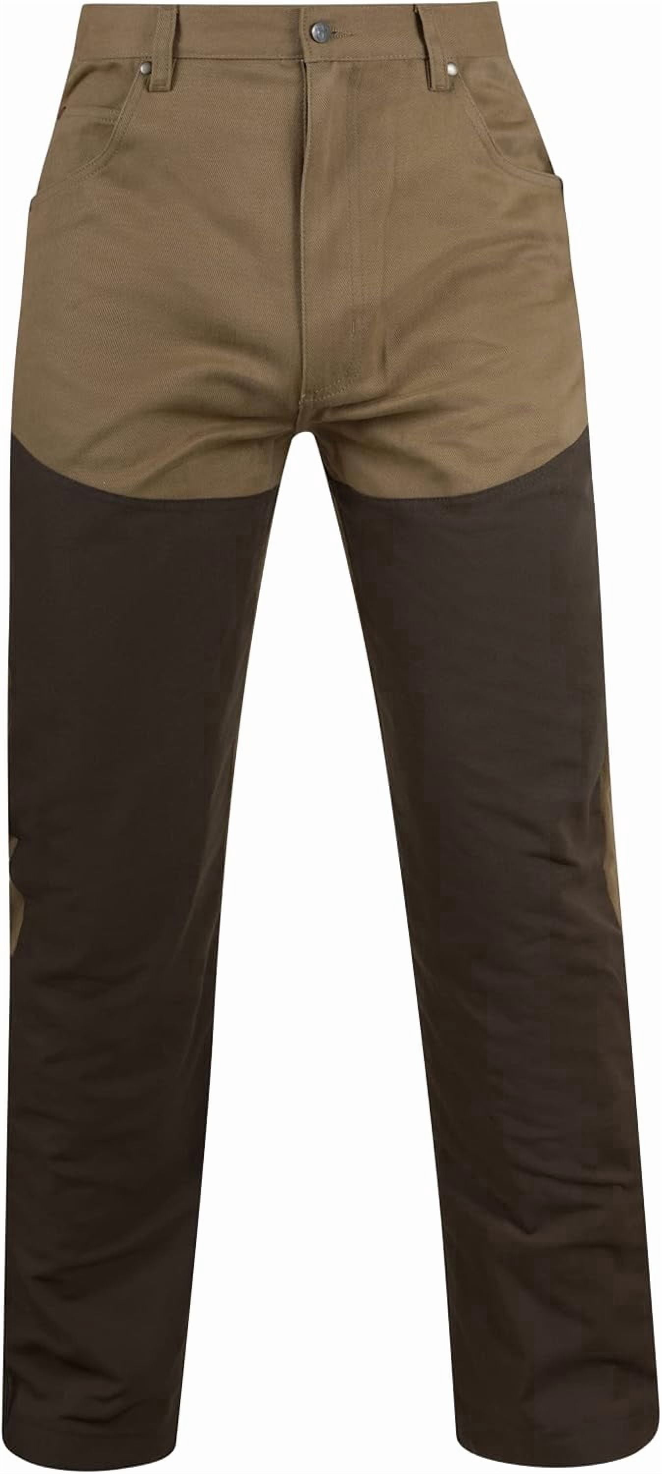 King's Camo Men Cotton Canvas Field Pant Durable Upland Hunting Trousers (Khaki, 38-34T) fyh4q